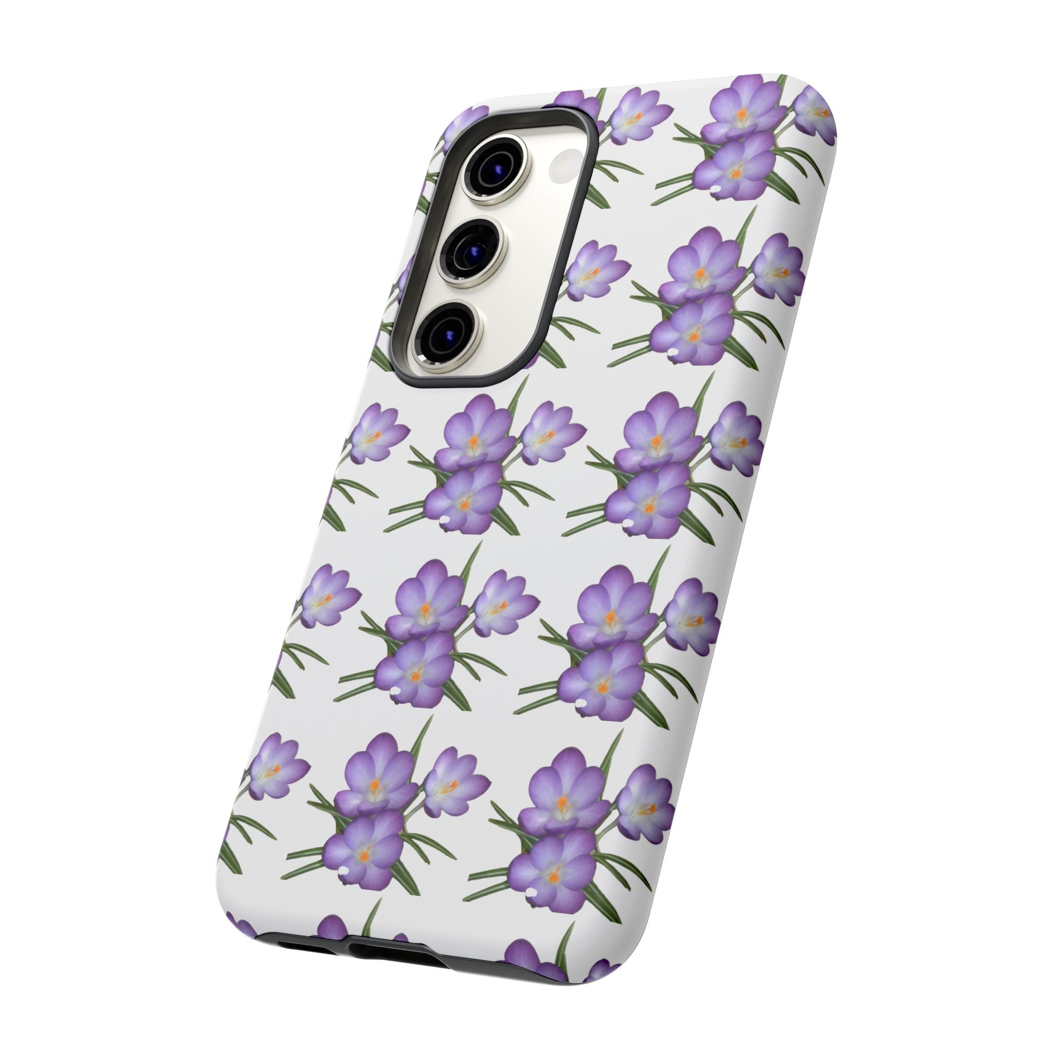 Tough Case — Purple Floral Phone Case
