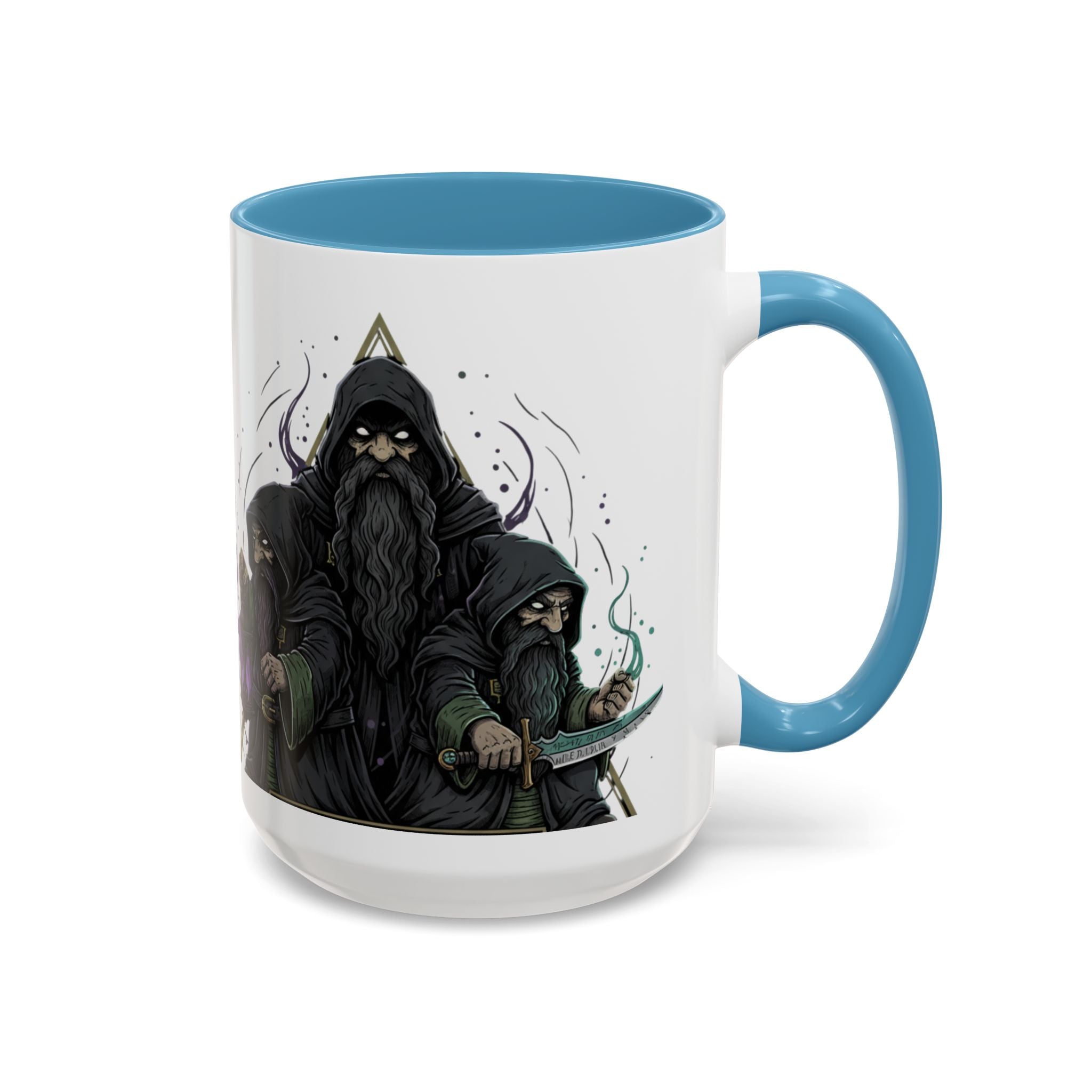 Grim Sorcerer Accent Coffee Mug – Witchy Wizard Magic 11/15oz