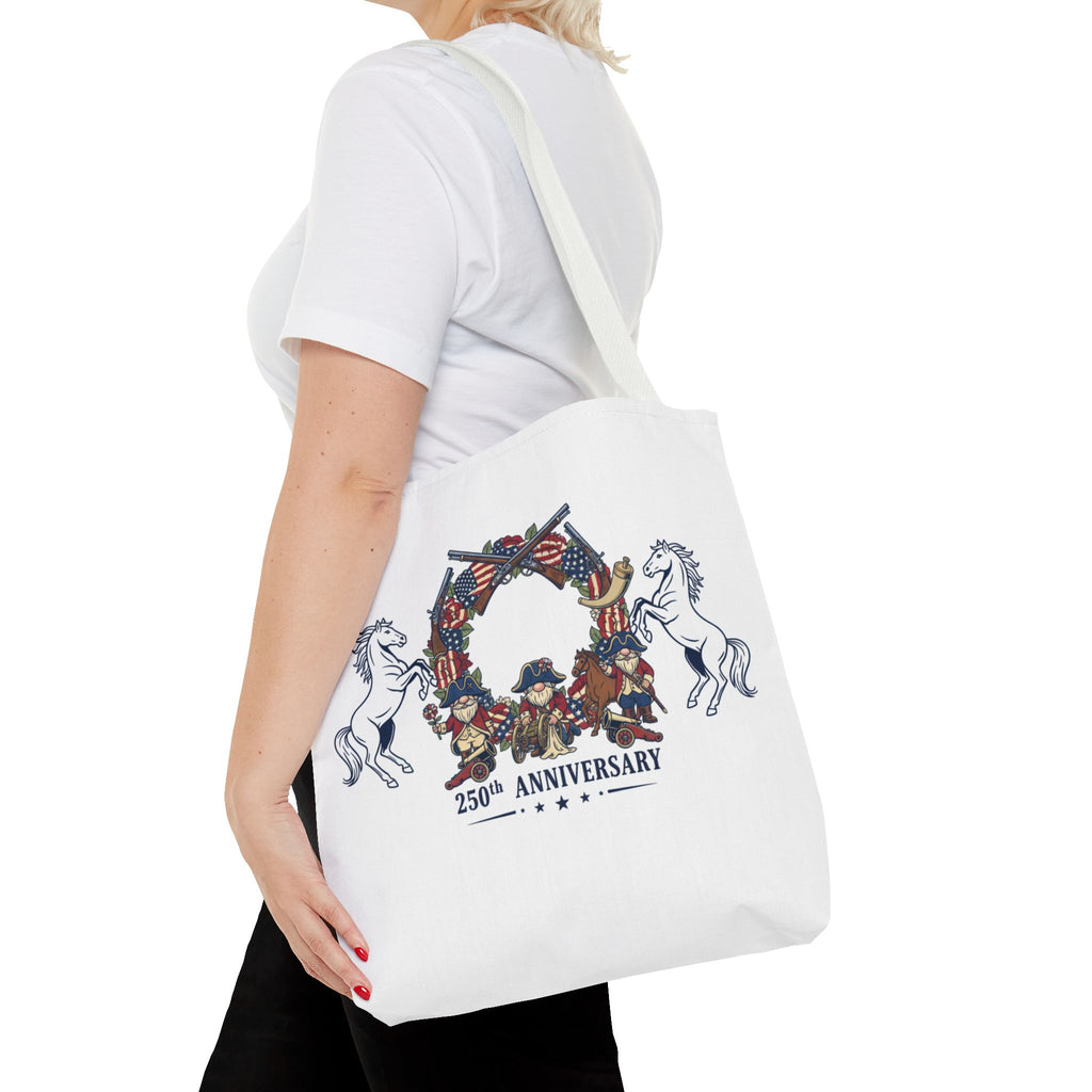Anniversary Cowboy Tote Bag — 25th Anniversary Western Canvas Tote