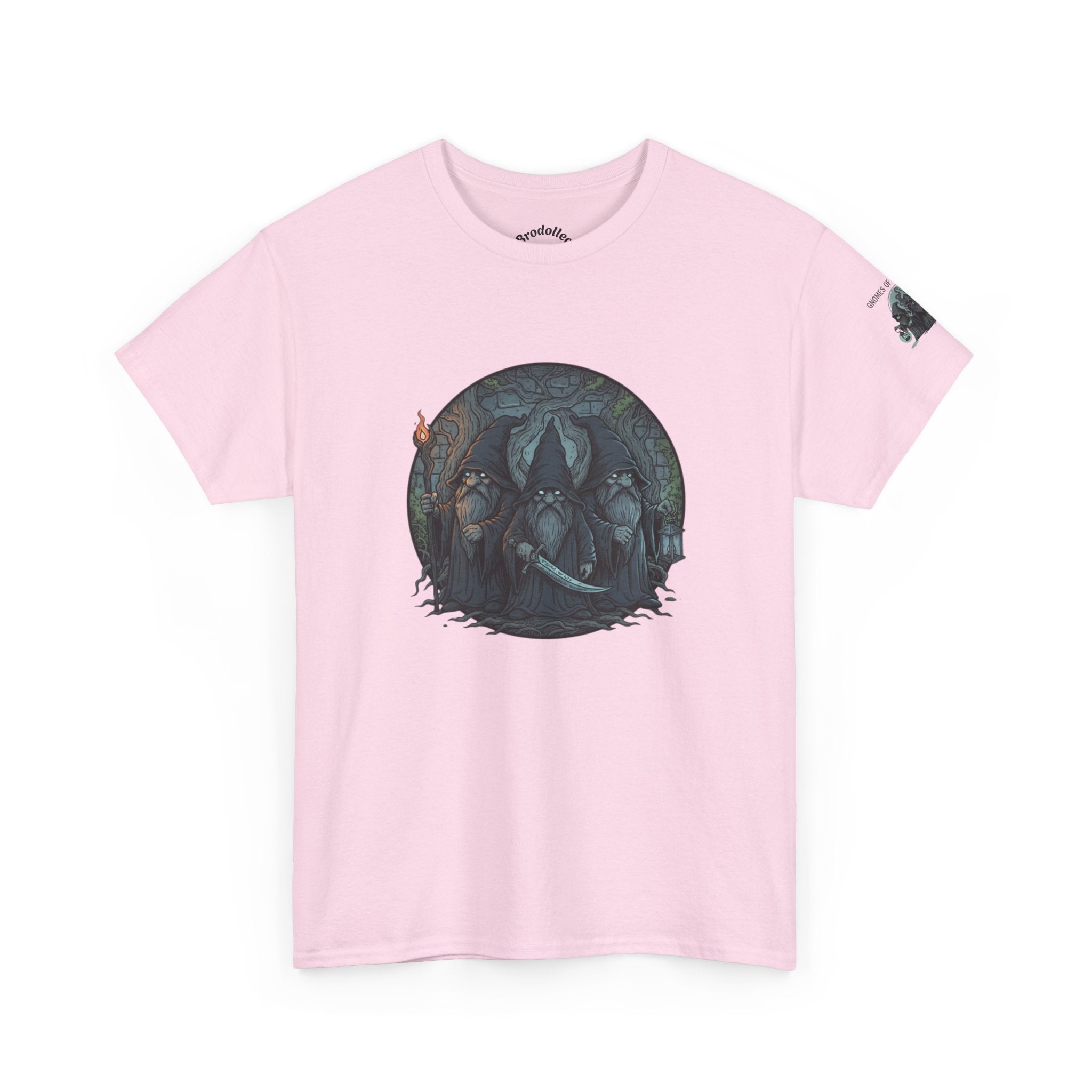 Mystic Forest Wolves T-Shirt — Moonlit Wolf Circle Graphic Tee