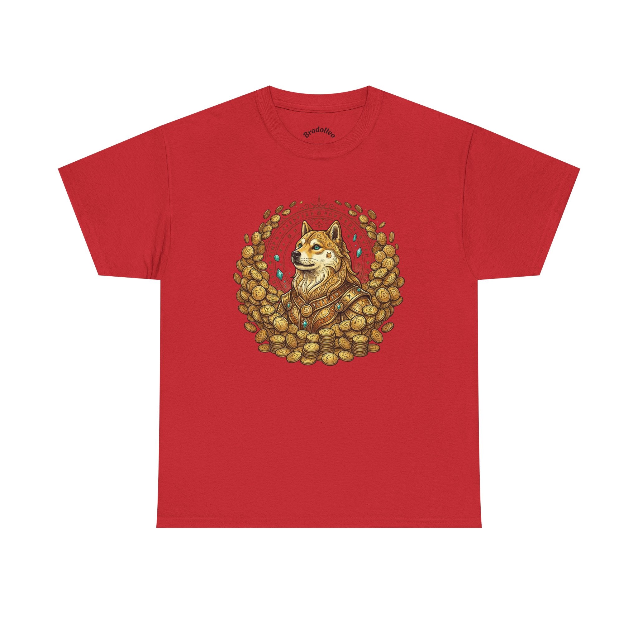 Shiba Inu Coffee Beans T‑Shirt — Cute Dog Cafe Tee