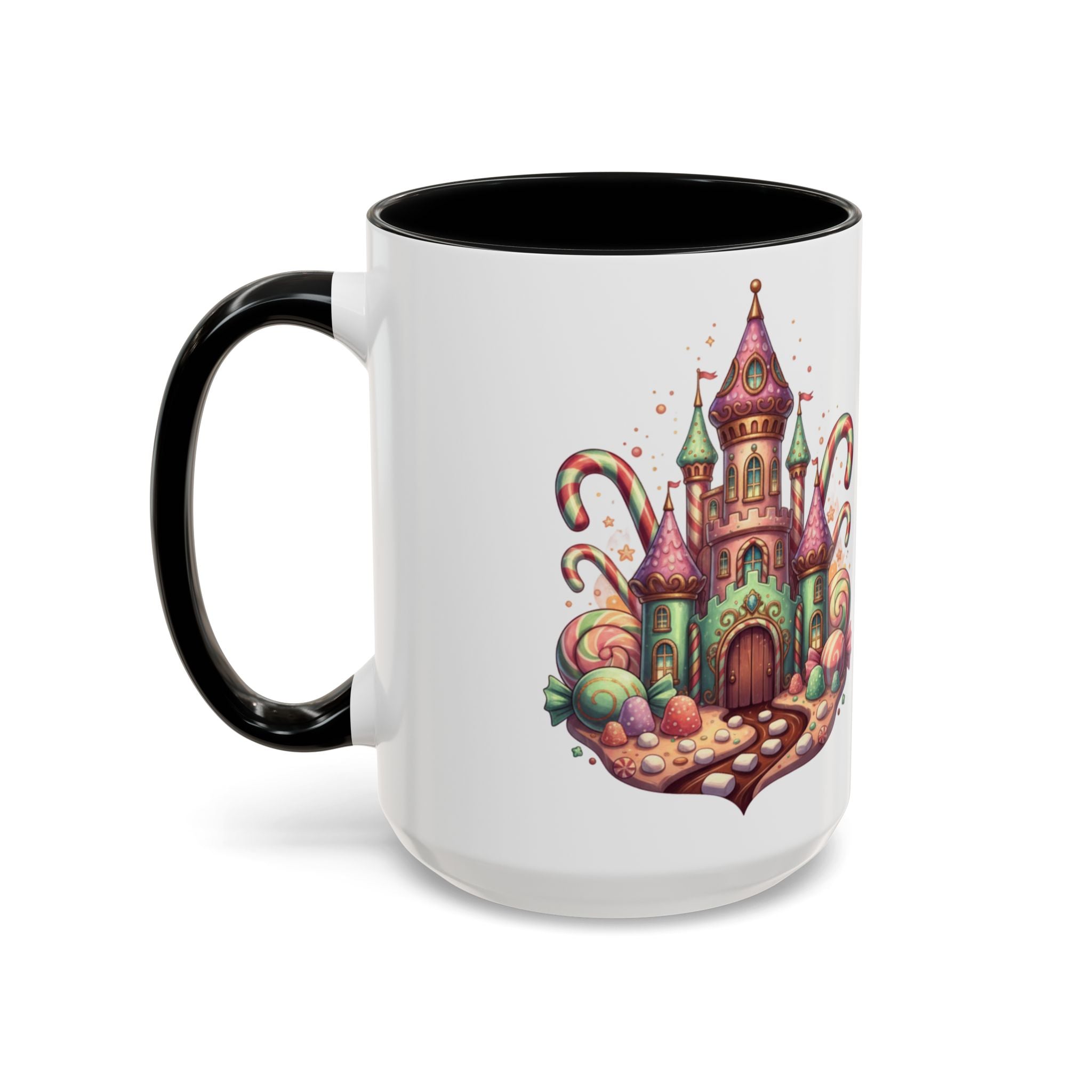 Candy Castle Coffee Mug — Whimsical Sweet Shoppe Accent Mug (11/15 oz)