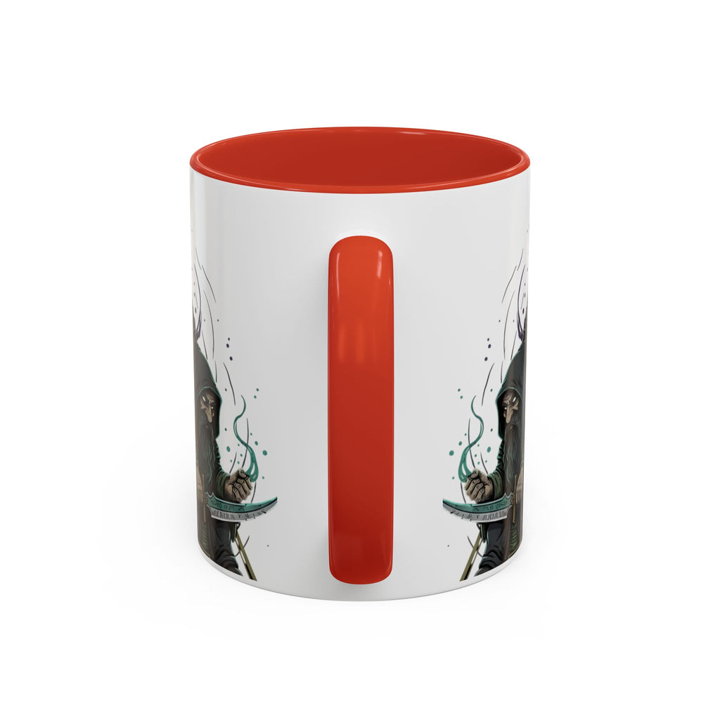 Grim Sorcerer Accent Coffee Mug – Witchy Wizard Magic 11/15oz