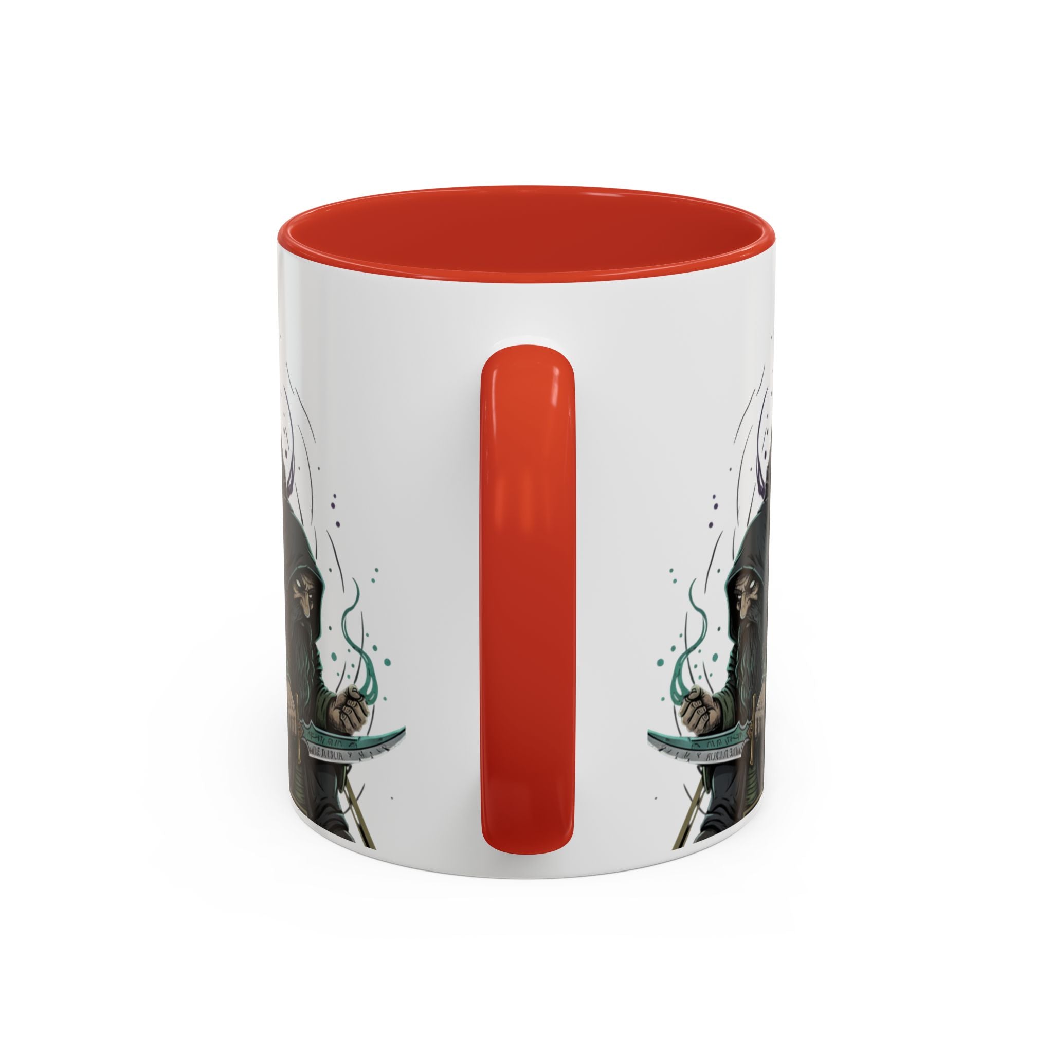 Grim Sorcerer Accent Coffee Mug – Witchy Wizard Magic 11/15oz