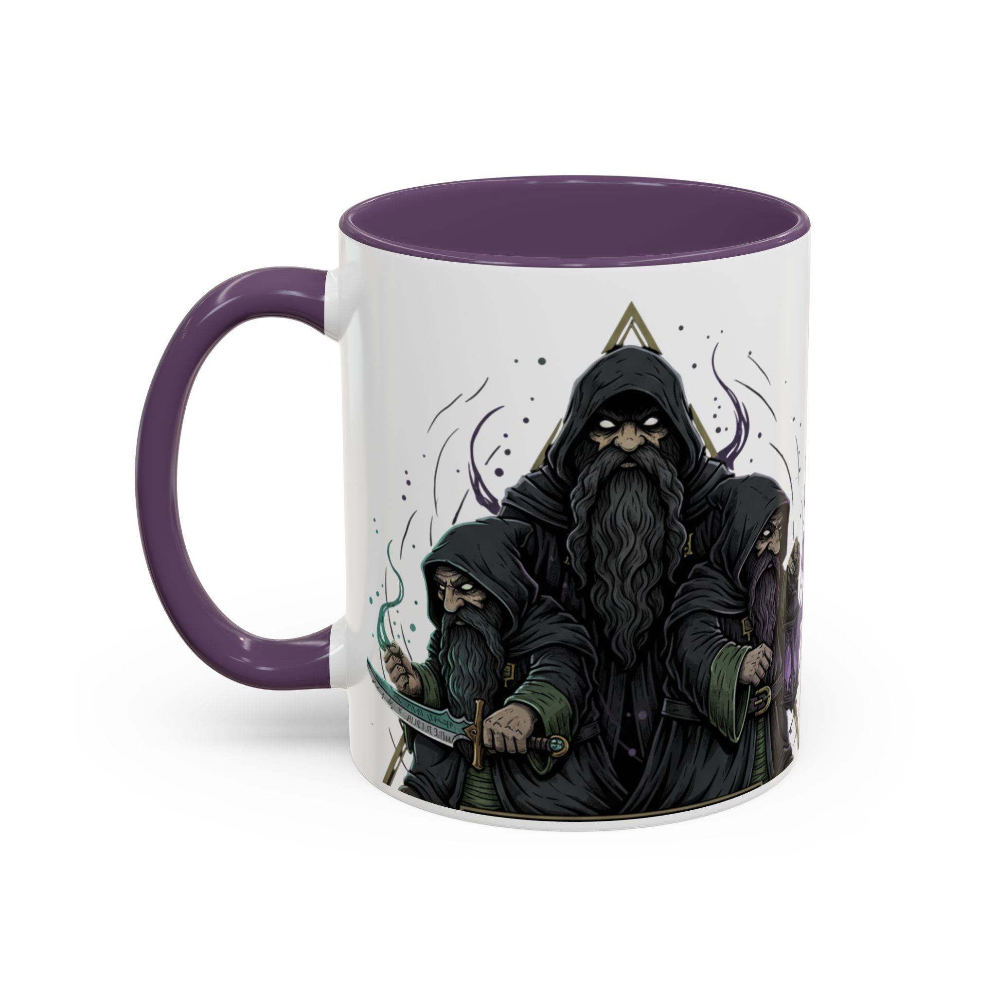 Grim Sorcerer Accent Coffee Mug – Witchy Wizard Magic 11/15oz