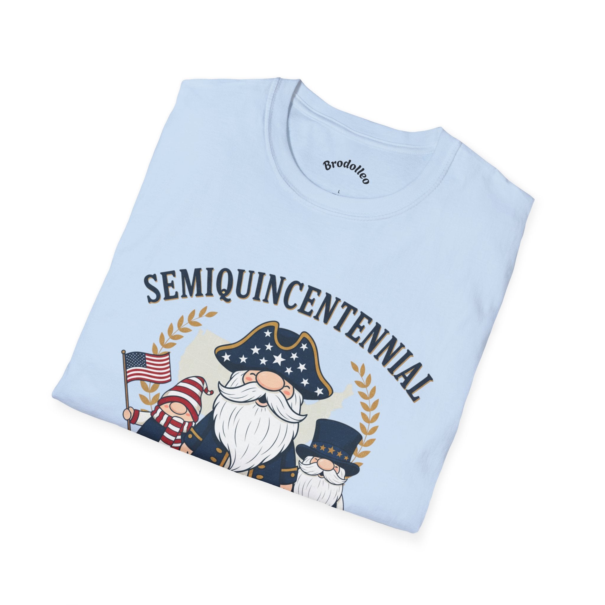Semiquincentennial 250th USA Gnome T-Shirt — Patriotic Independence Day Tee