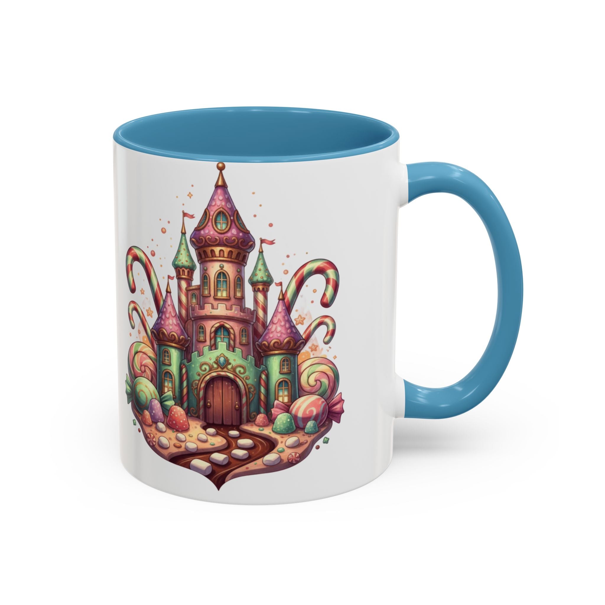Candy Castle Coffee Mug — Whimsical Sweet Shoppe Accent Mug (11/15 oz)