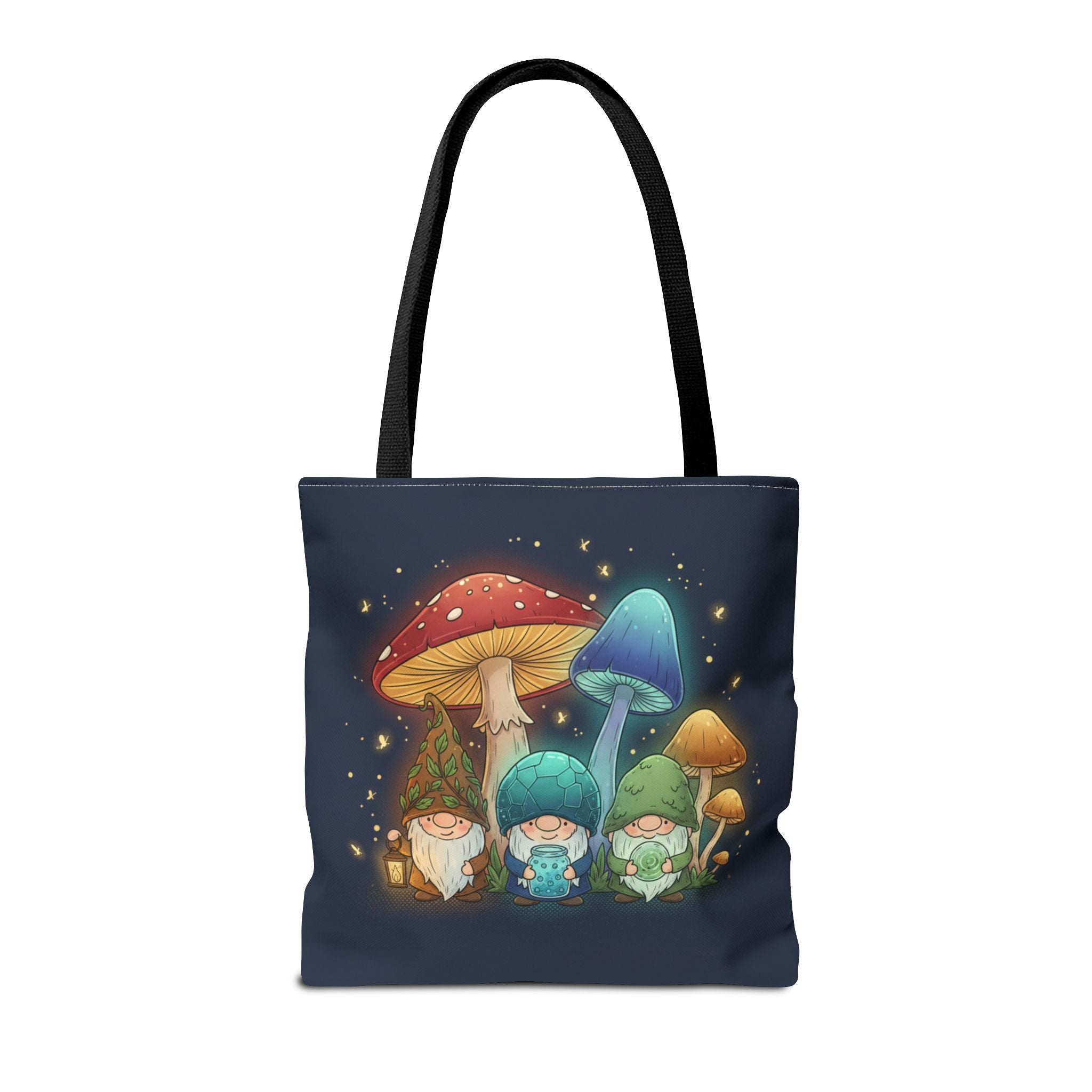 Mushroom Gnome Tote Bag — Whimsical Forest Fairycore AOP Tote