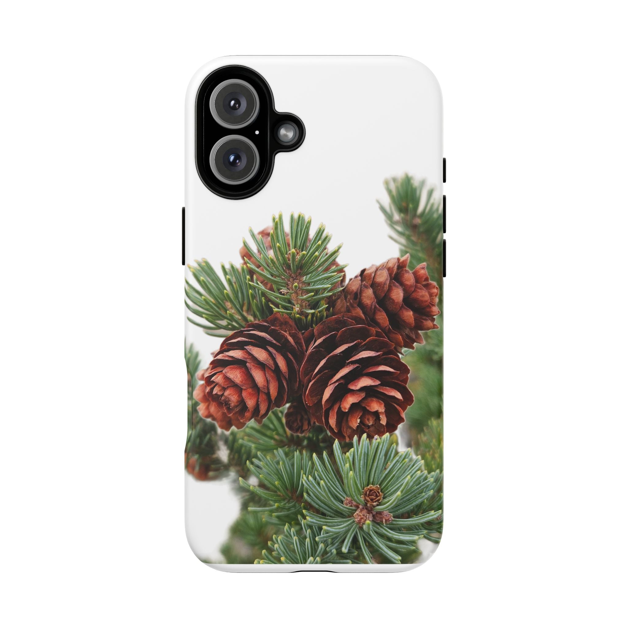 Pinecone Tough Phone Case — Protective Botanical Phone Cover