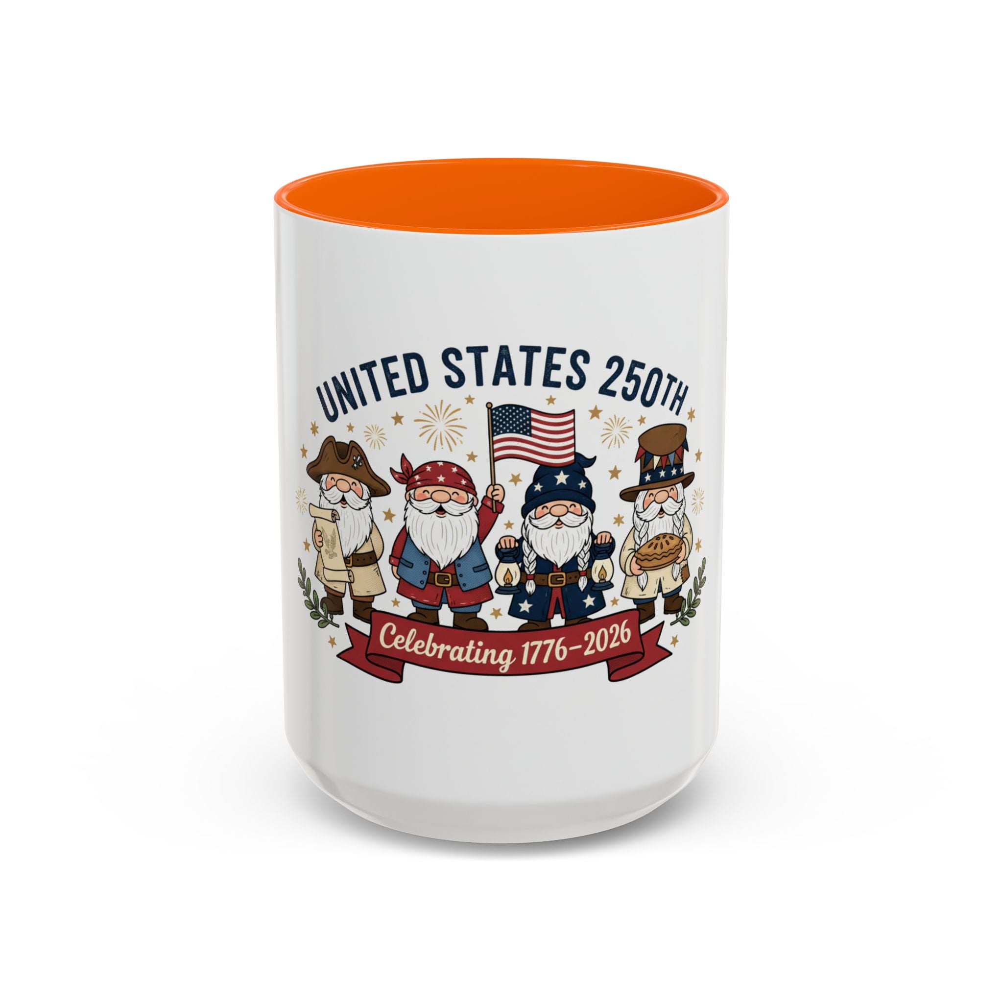 United States 250th Gnome Coffee Mug — Celebrating 1776–2026