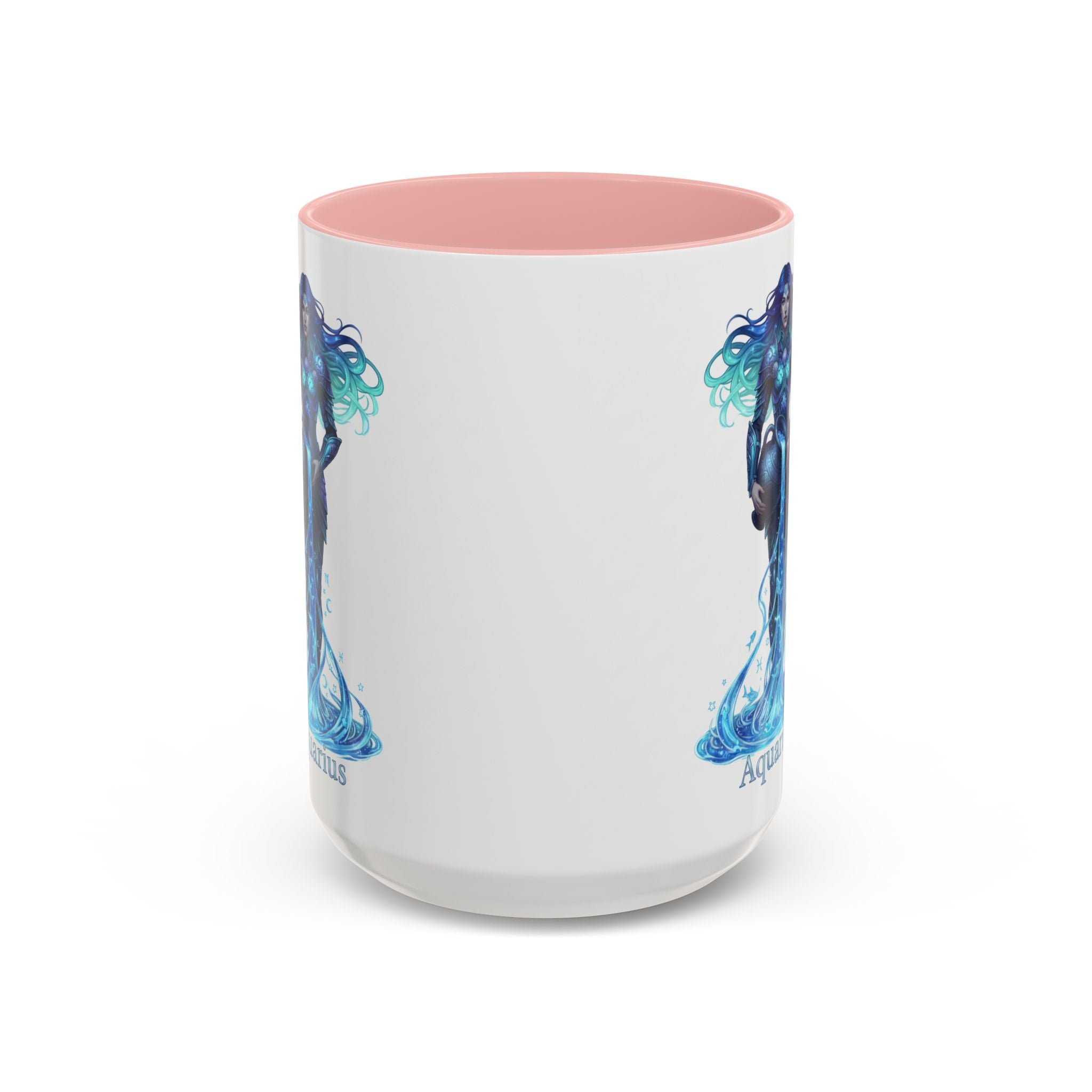 Aquarius Zodiac Coffee Mug — Water Bearer Astrology Accent Mug