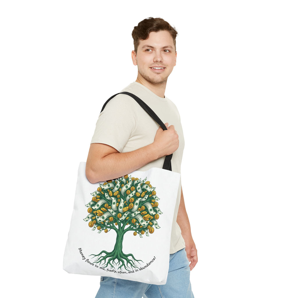 Money Tree Tote Bag — Illustrated Cash Tree Eco Shopper