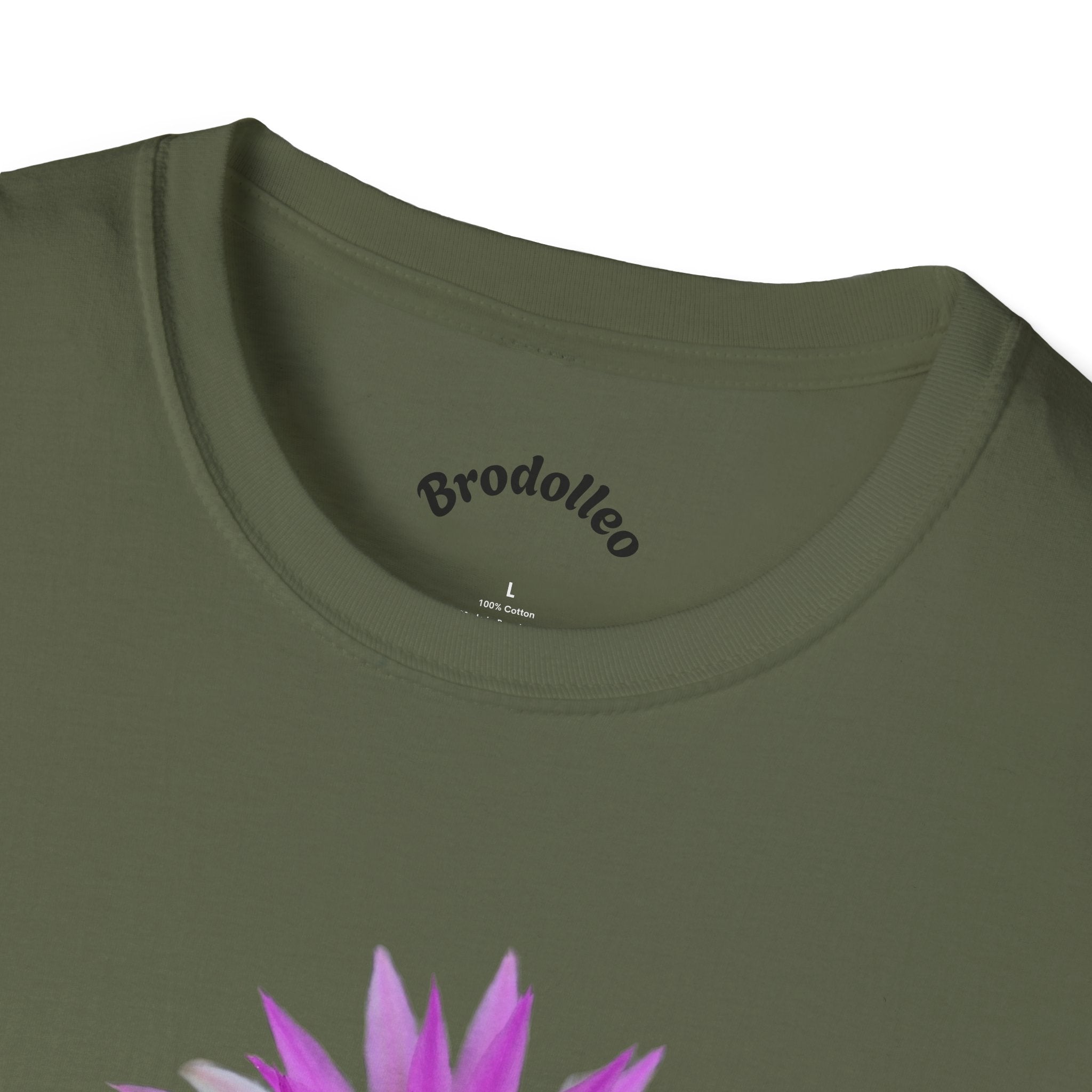 Purple Cactus Flower T-Shirt — Vibrant Desert Bloom Tee