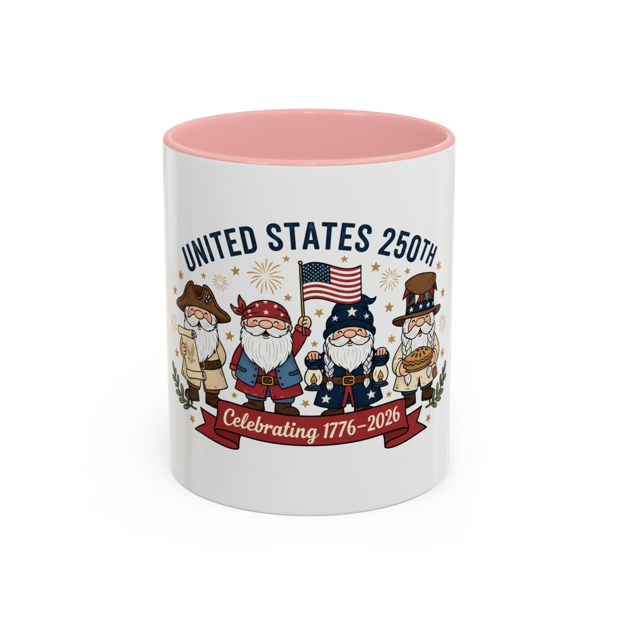 United States 250th Gnome Coffee Mug — Celebrating 1776–2026