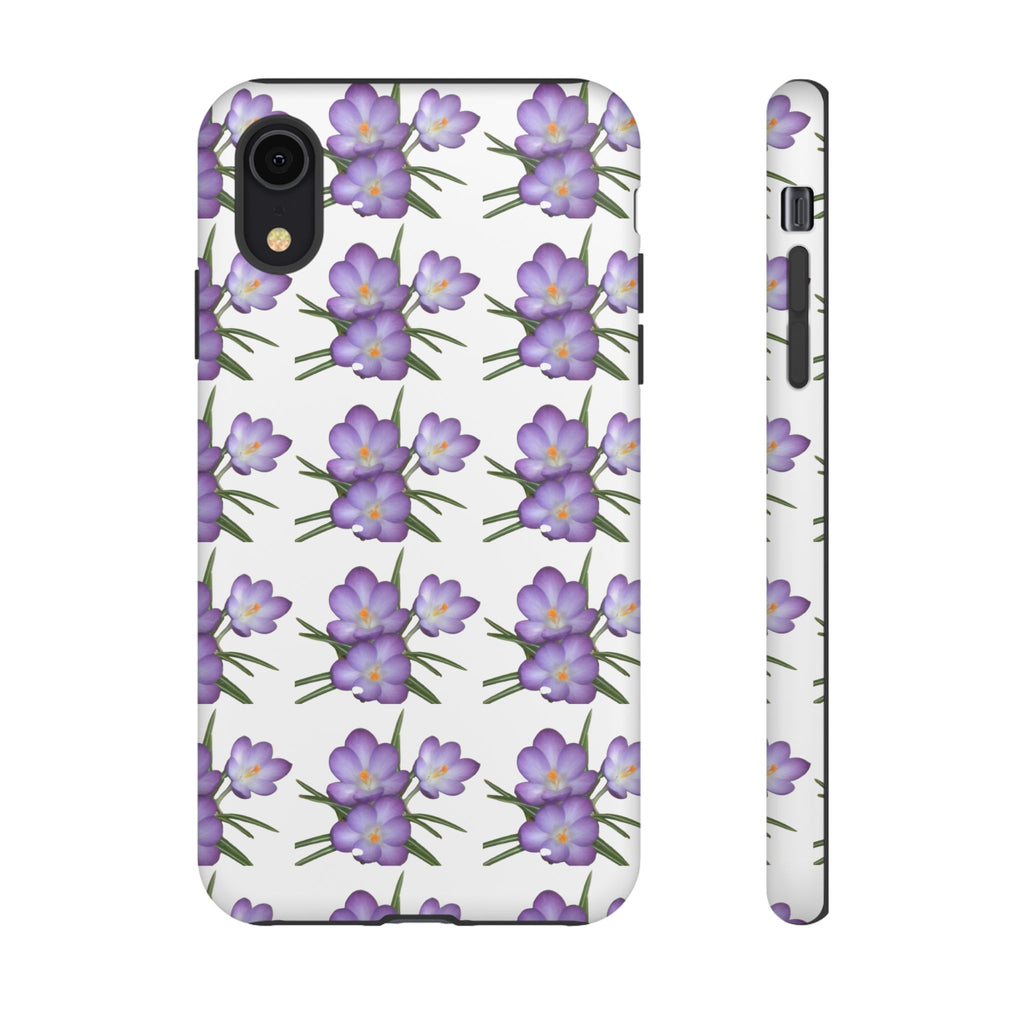 Tough Case — Purple Floral Phone Case
