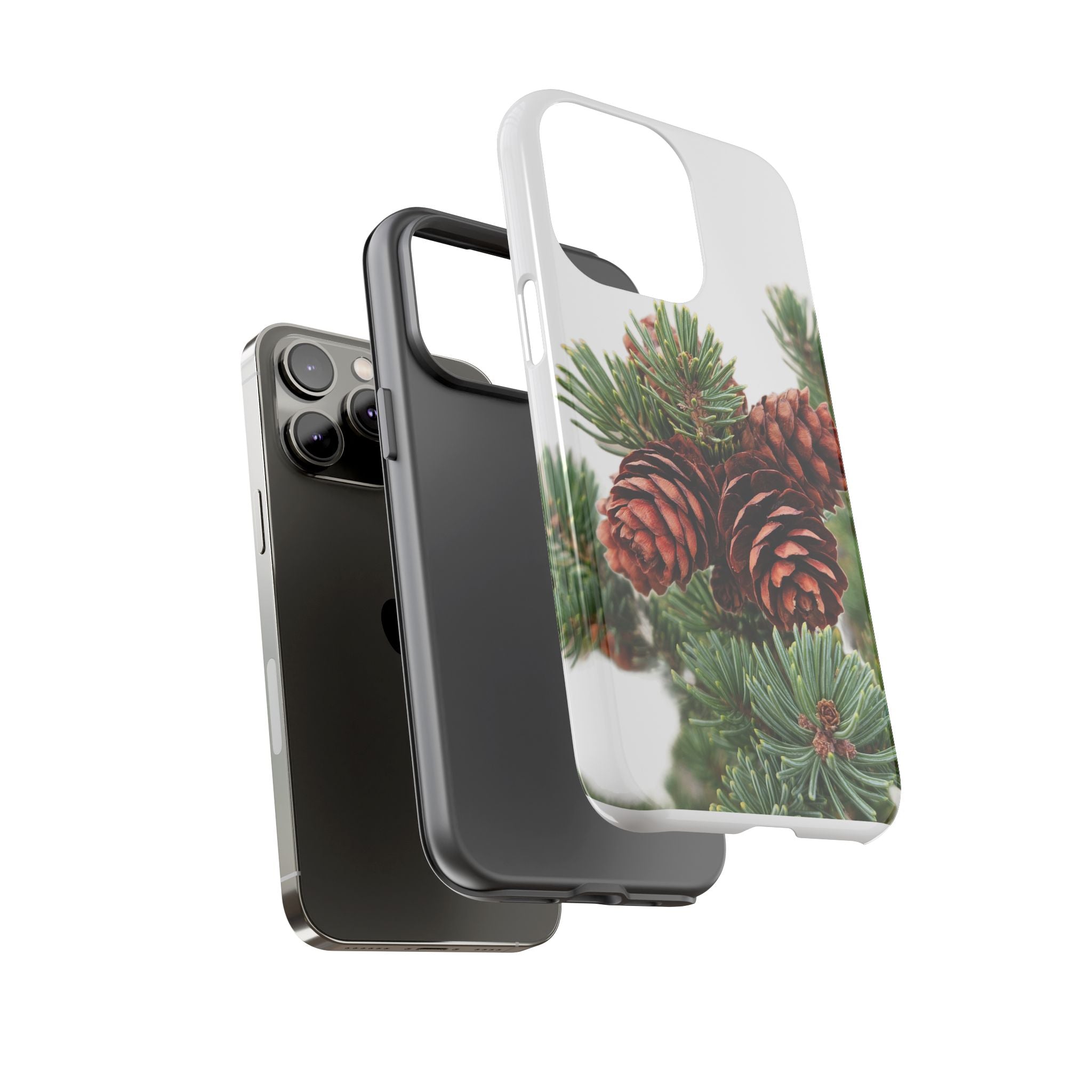 Pinecone Tough Phone Case — Protective Botanical Phone Cover