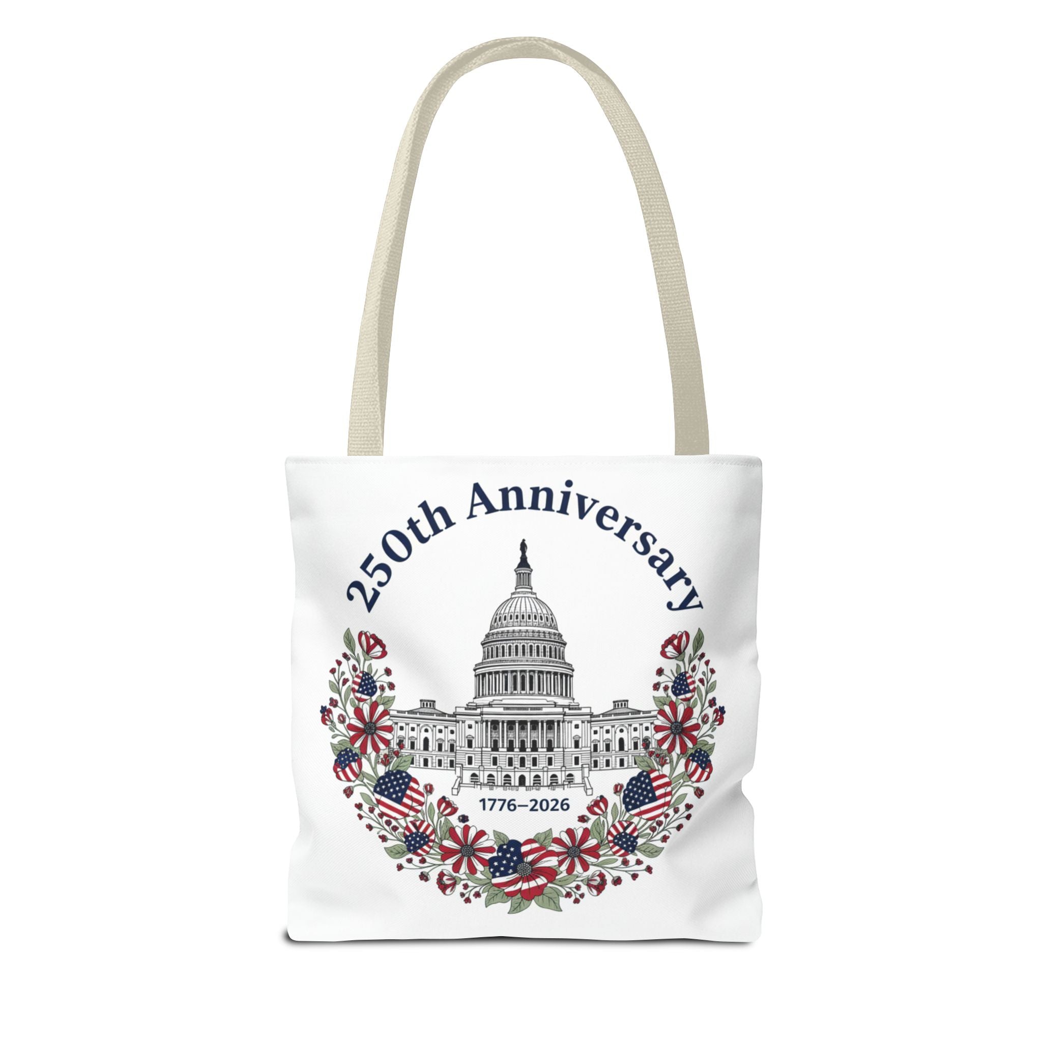 250th Anniversary Capitol Tote Bag — Patriotic USA Commemorative Tote (1776–2026)
