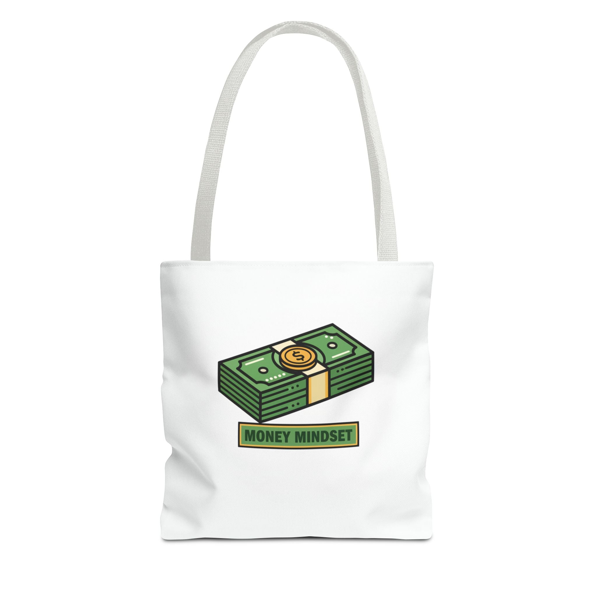 Money Mindset Tote Bag — Cash Stack Graphic Eco Shopper