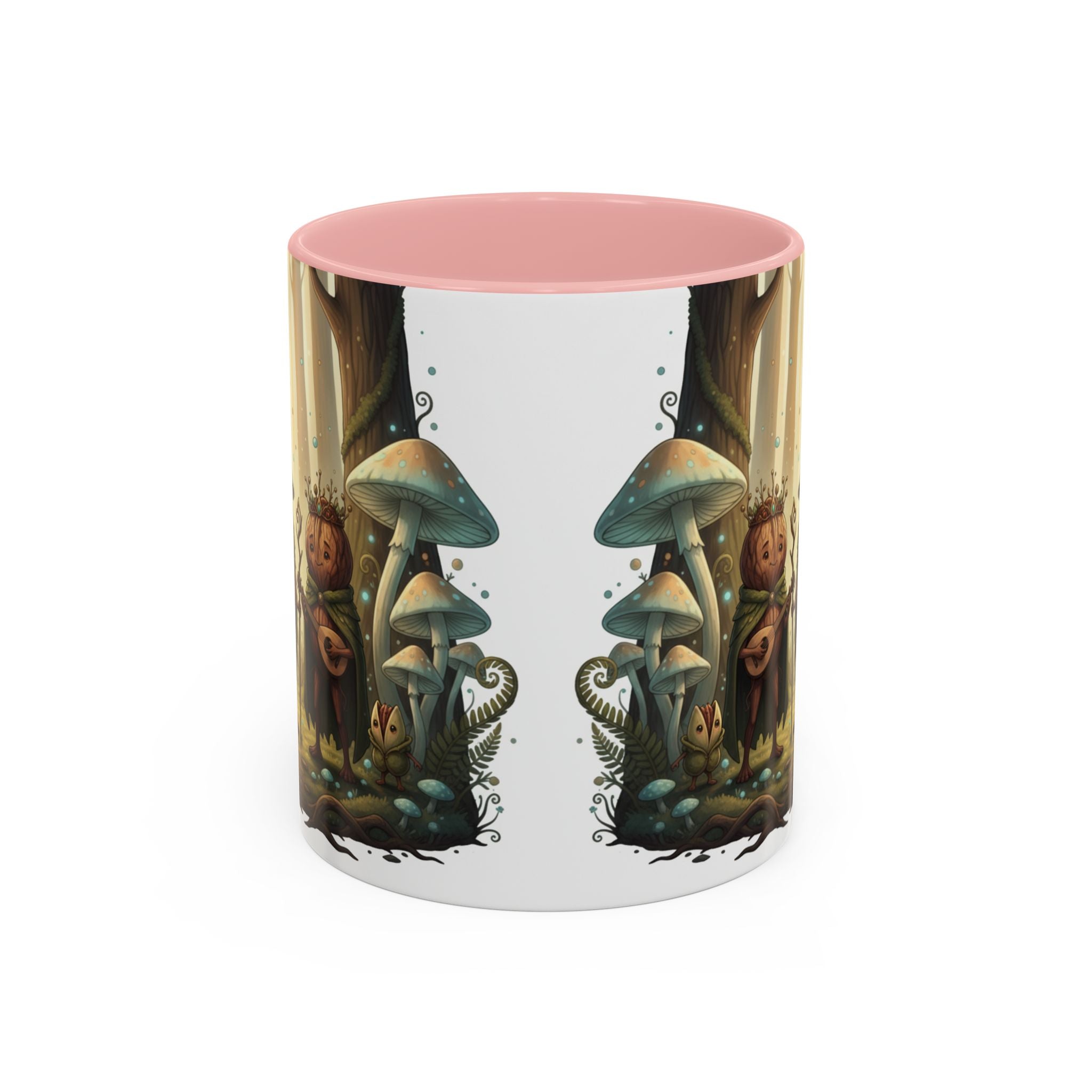 Whimsical Forest Mushroom Mug — Cute Woodland Gnome Coffee Cup