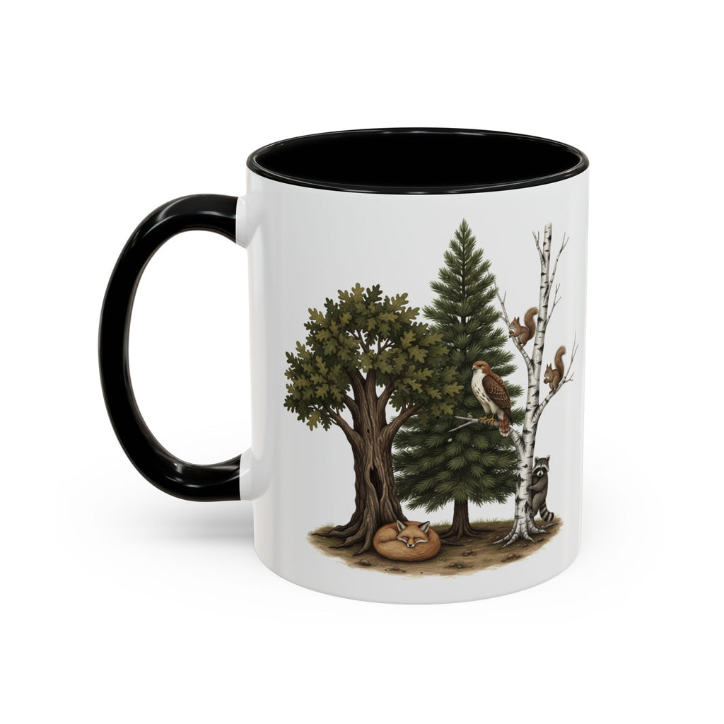 Get Outside! Nature Coffee Mug — Woodland Animals Accent Mug