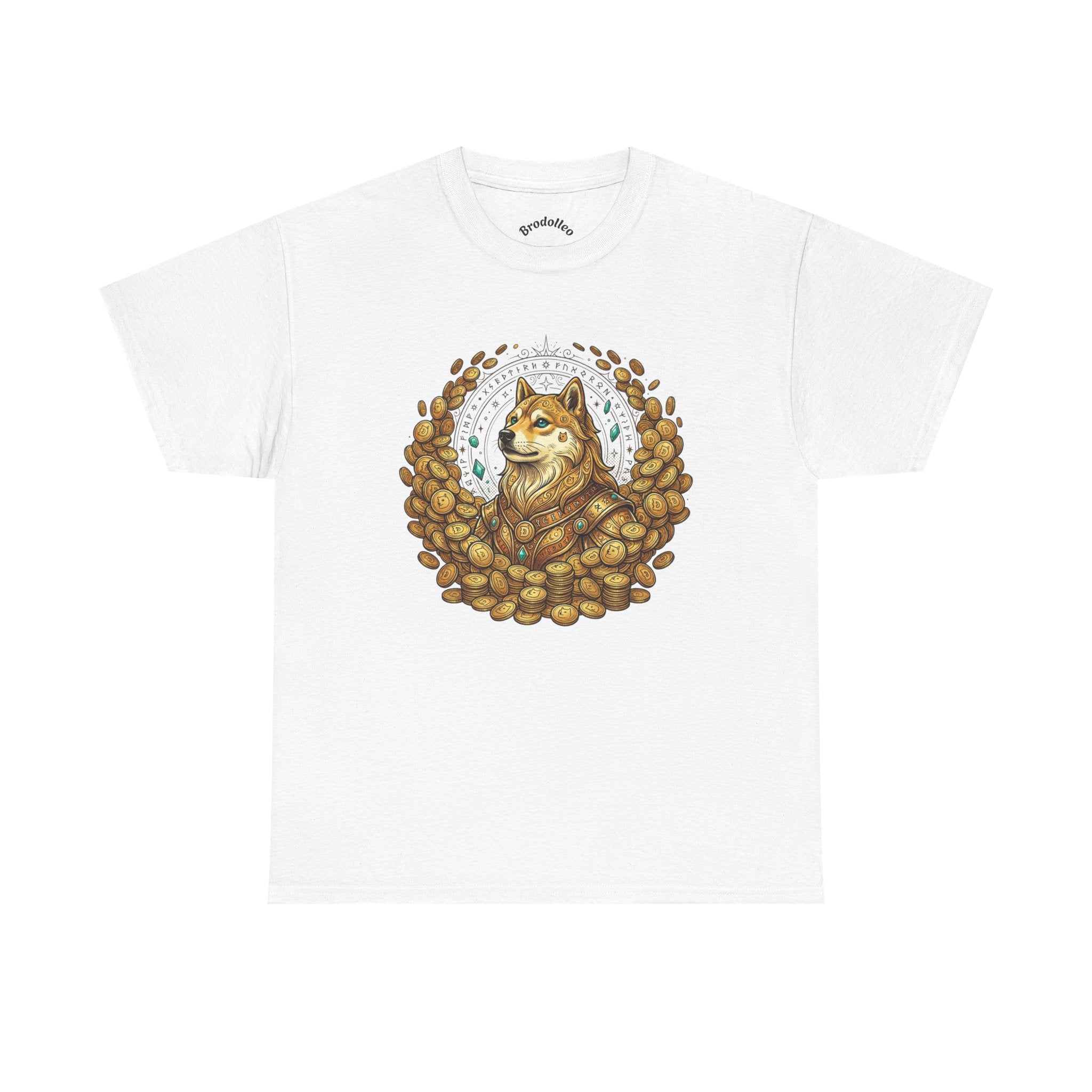 Shiba Inu Coffee Beans T‑Shirt — Cute Dog Cafe Tee