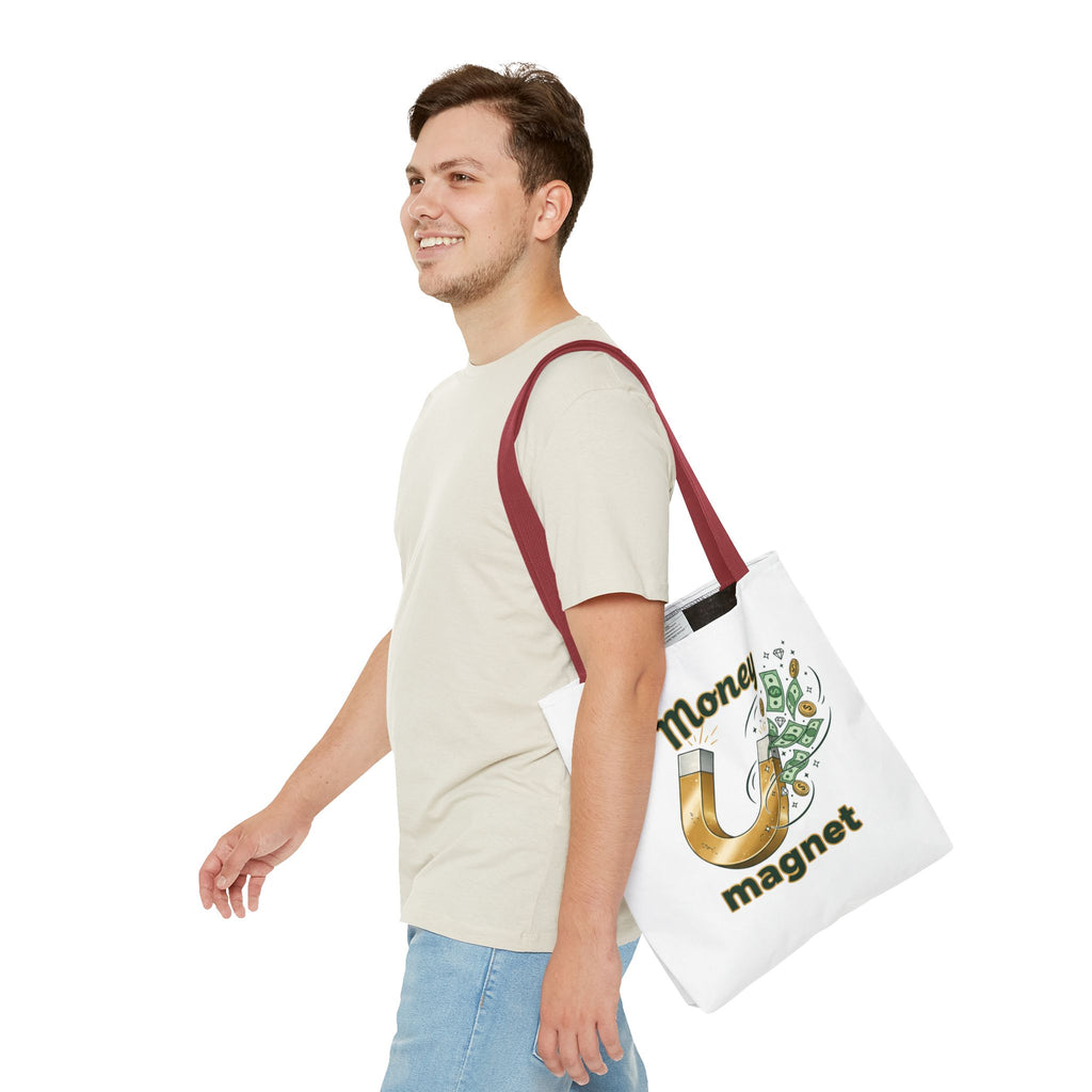 Money Magnet Tote Bag — Funny Luck & Wealth Shopping Tote