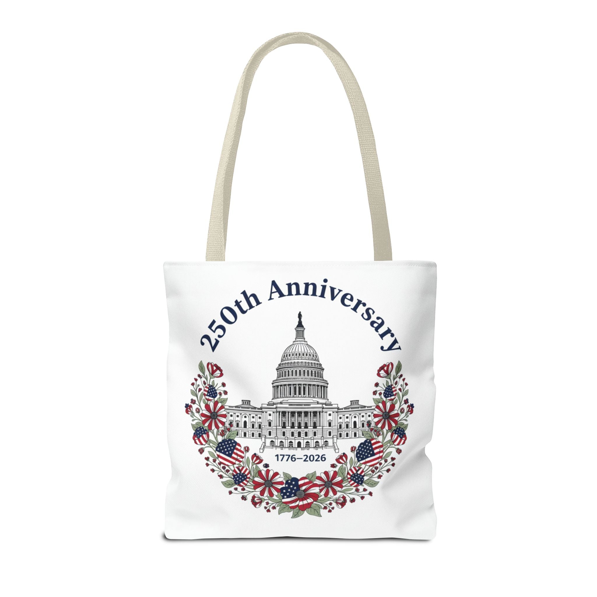 250th Anniversary Capitol Tote Bag — Patriotic USA Commemorative Tote (1776–2026)
