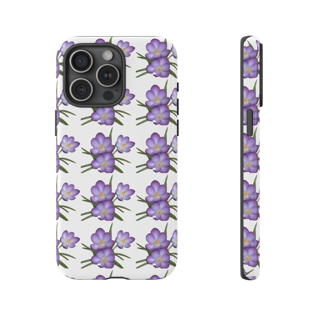 Tough Case — Purple Floral Phone Case