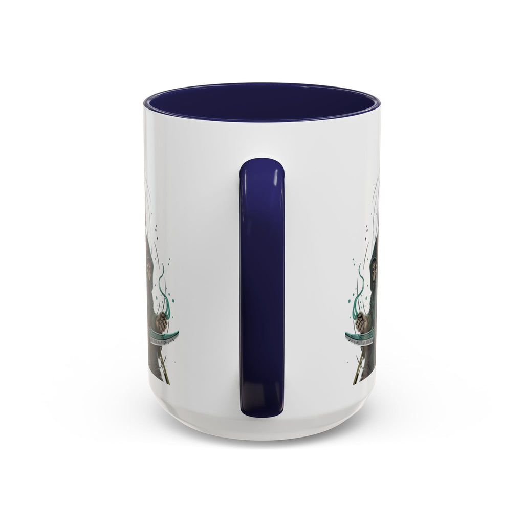 Grim Sorcerer Accent Coffee Mug – Witchy Wizard Magic 11/15oz
