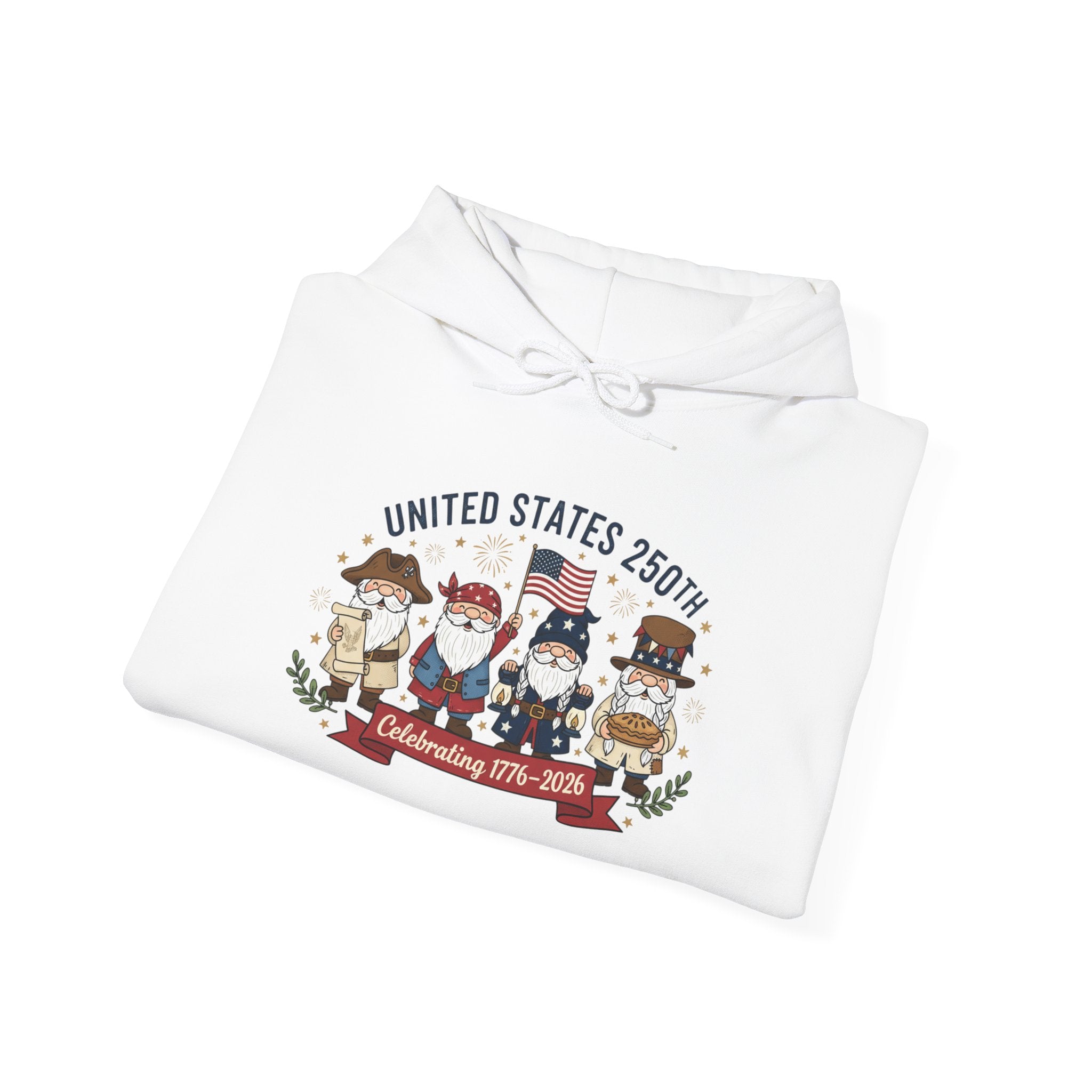 Hoodie — "United States 250th" Colonial Characters Anniversary Pullover