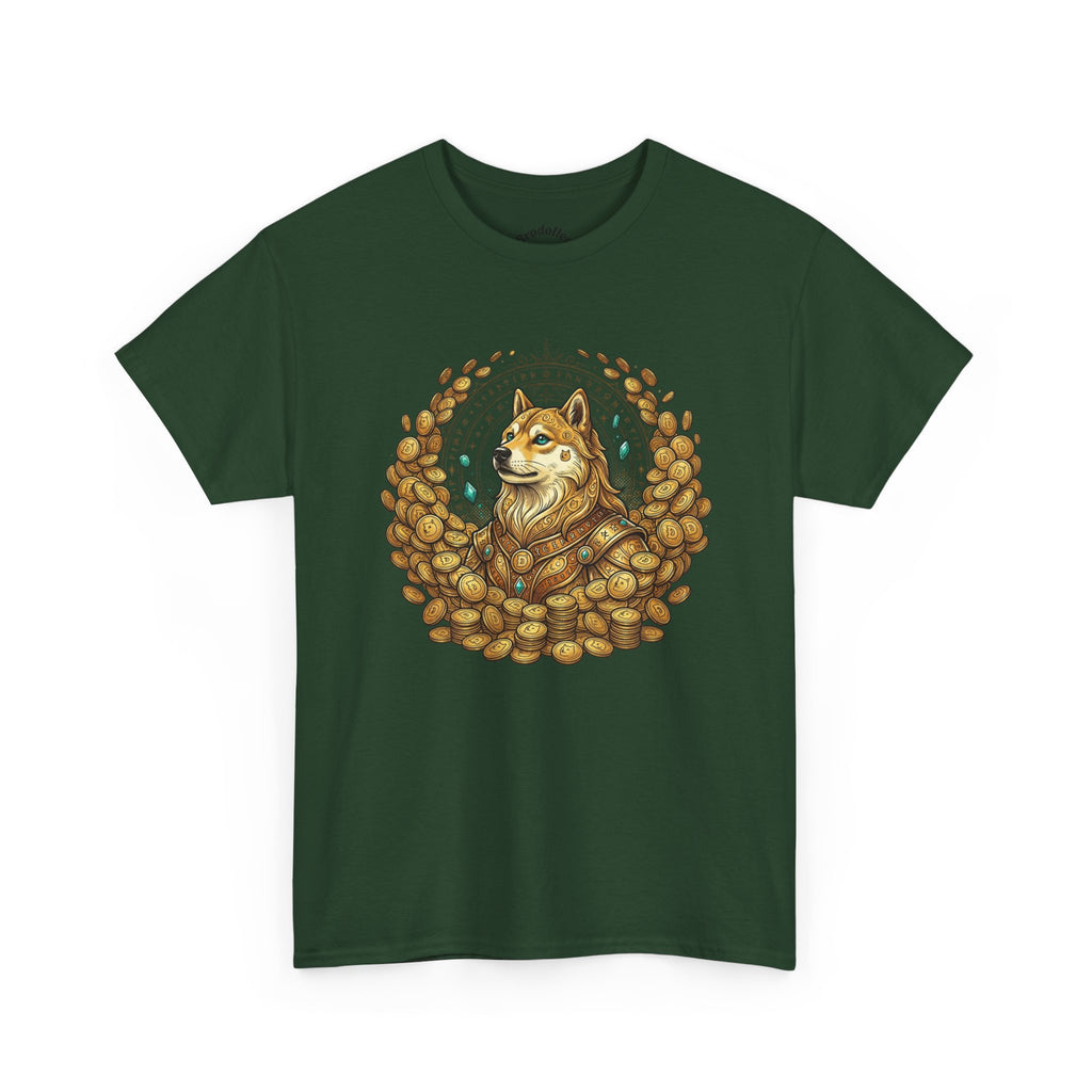 Shiba Inu Coffee Beans T‑Shirt — Cute Dog Cafe Tee