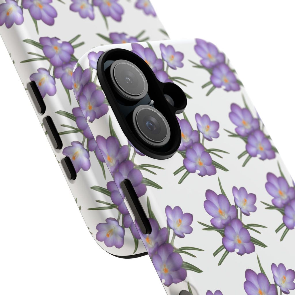Tough Case — Purple Floral Phone Case