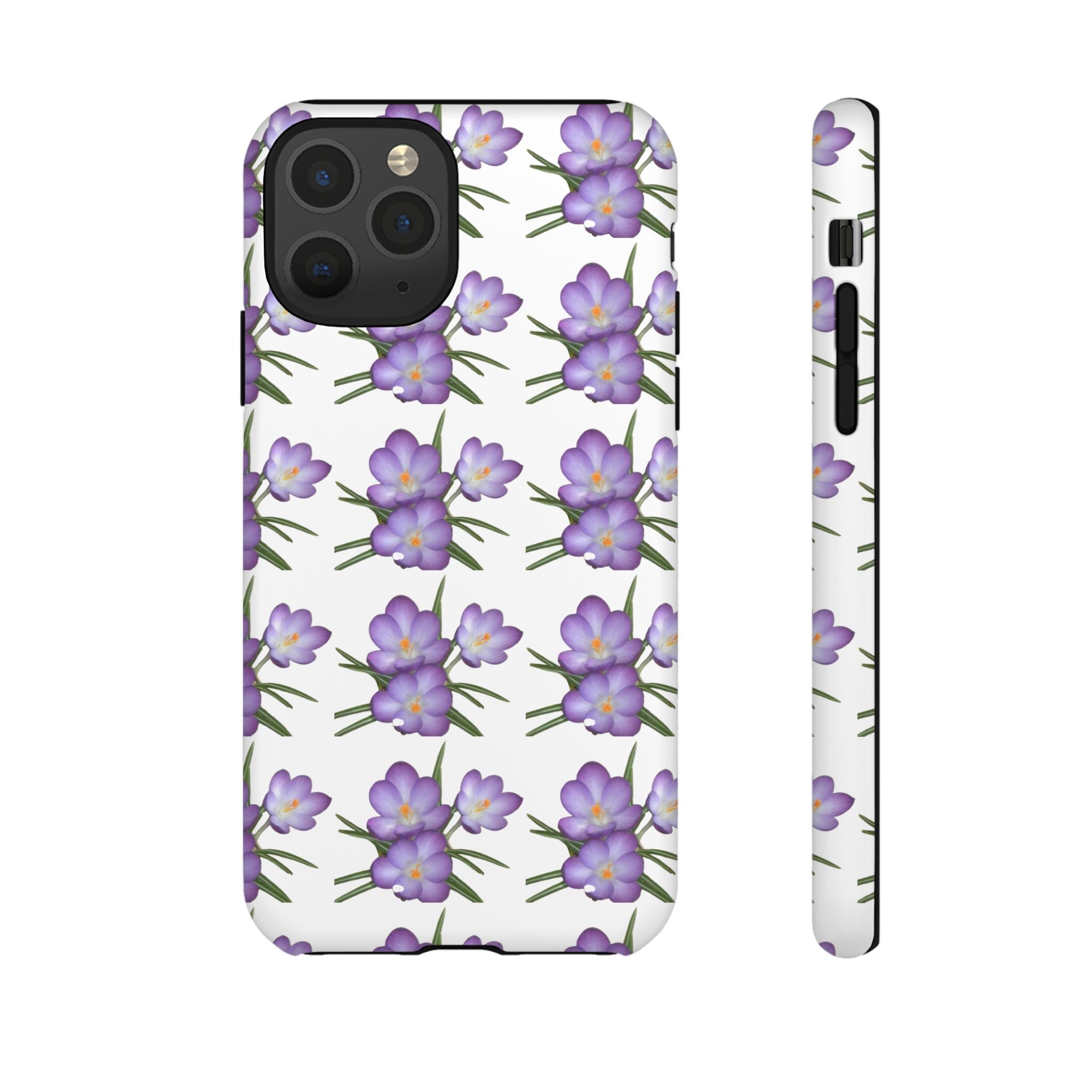 Tough Case — Purple Floral Phone Case