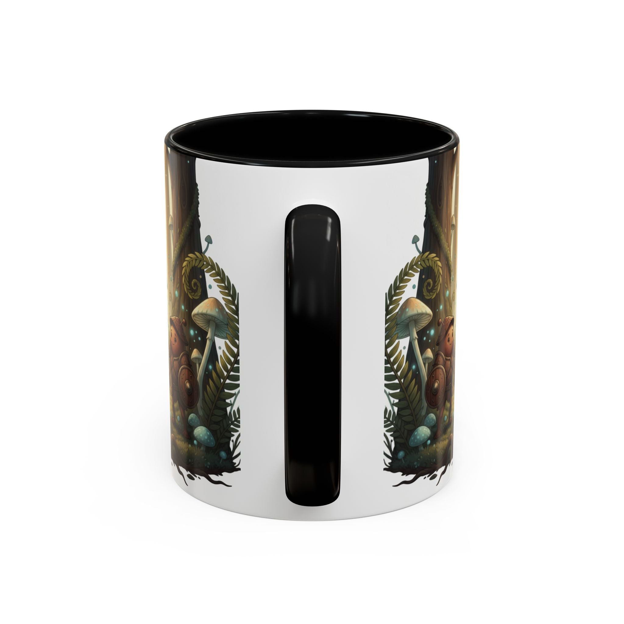 Whimsical Forest Mushroom Mug — Cute Woodland Gnome Coffee Cup