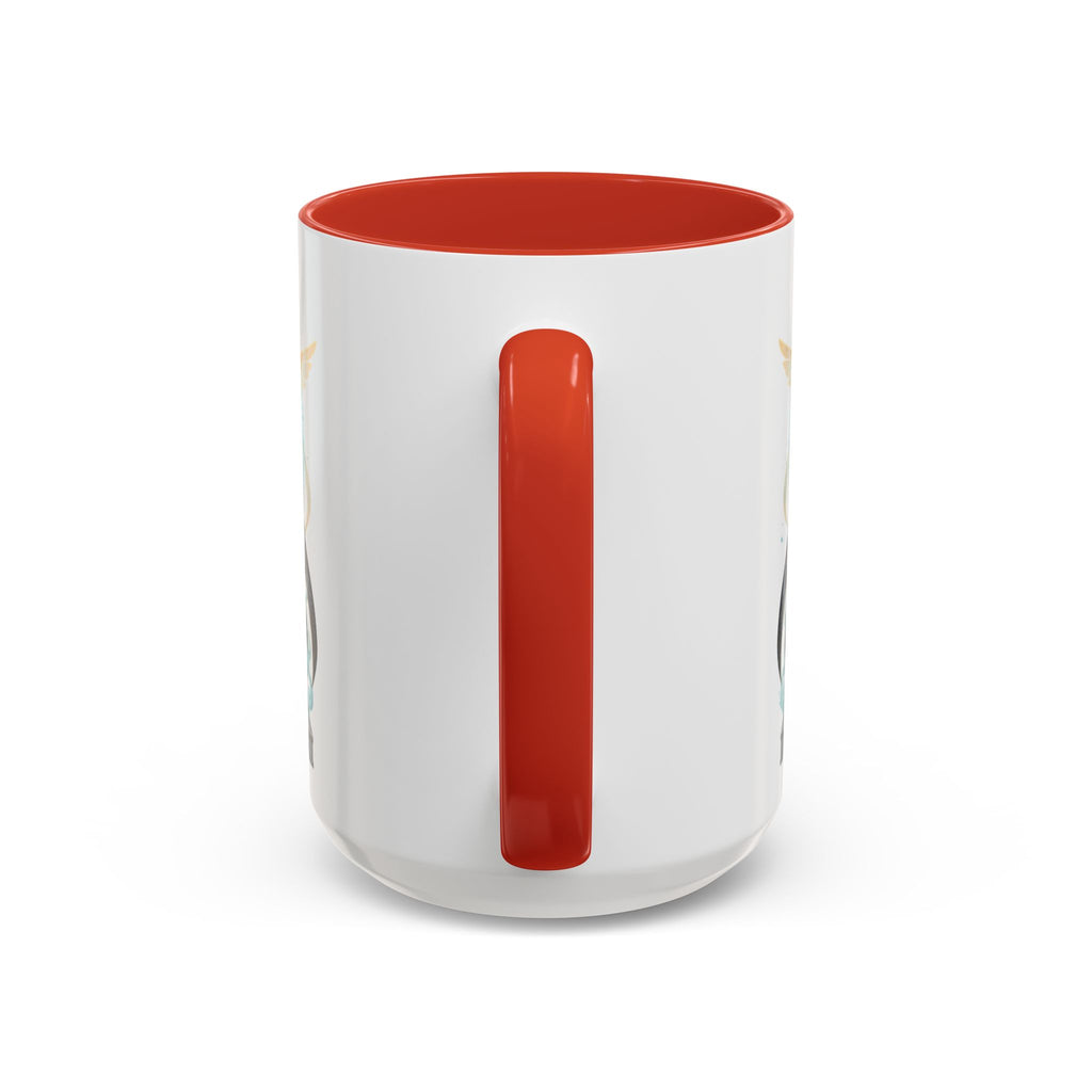 Mystic Oracle Coffee Mug — Woman with Crystal Ball Accent Mug