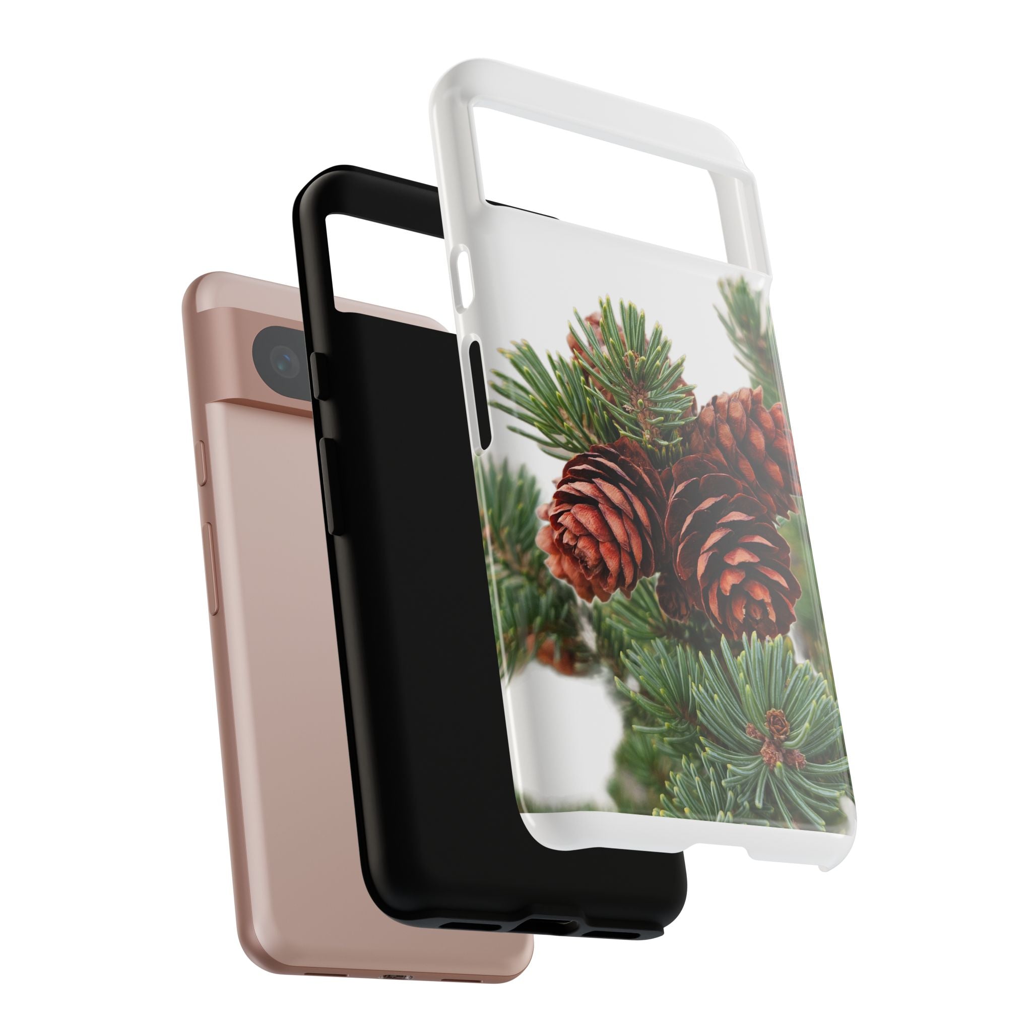 Pinecone Tough Phone Case — Protective Botanical Phone Cover