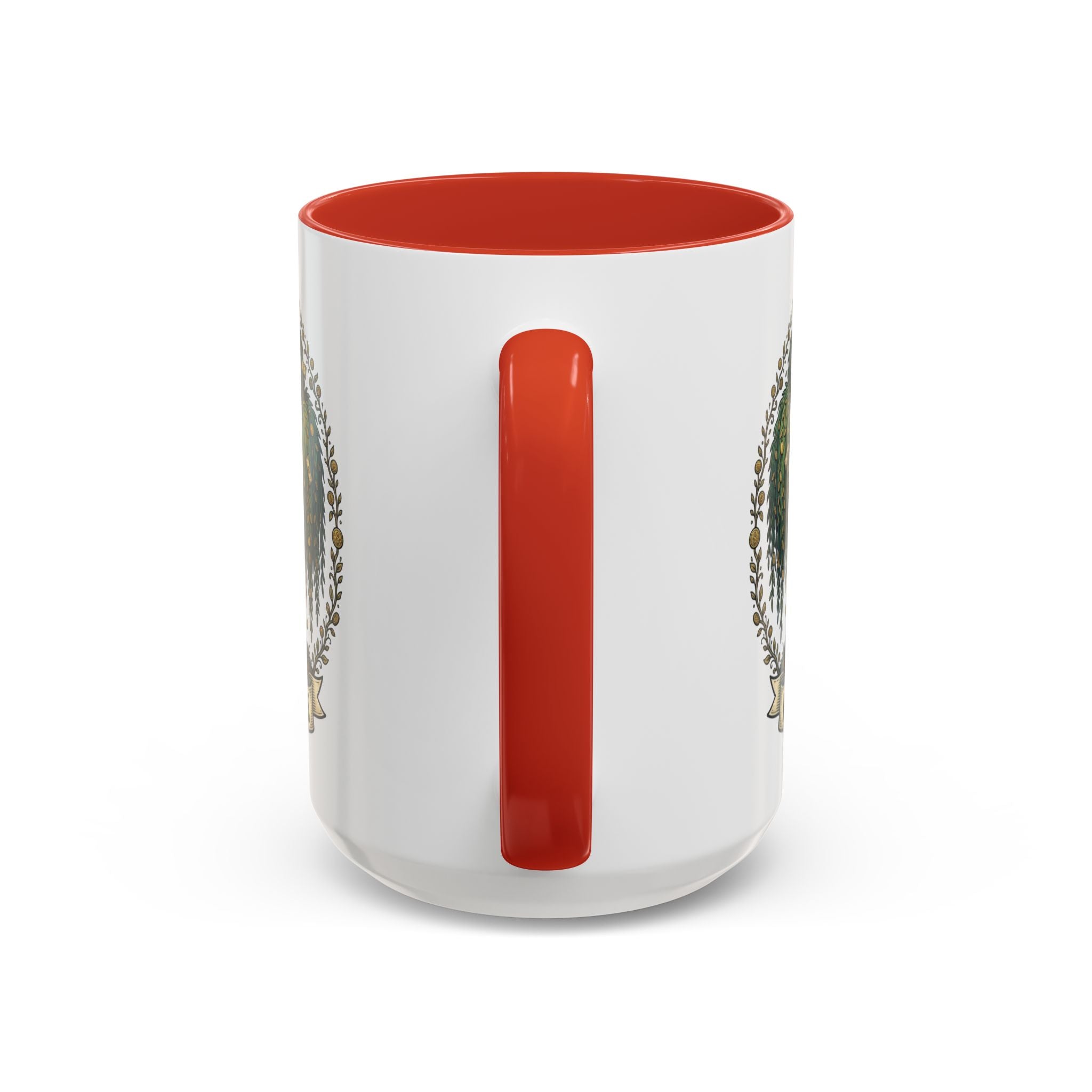 Money Tree Accent Coffee Mug — Inspirational 11/15oz Ceramic Mug with "Money Tree" Design