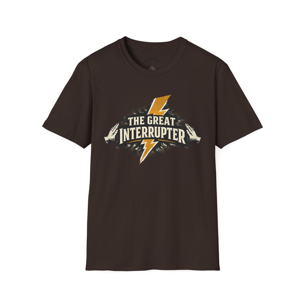The Great Interrupter T-Shirt — Lightning Bolt Graphic Tee