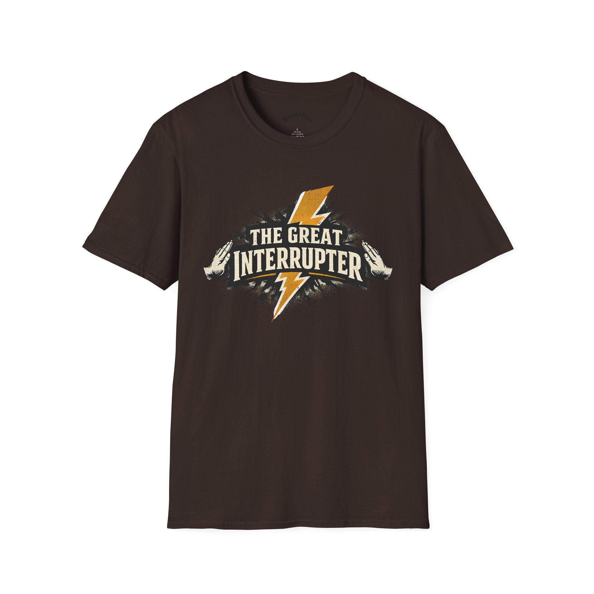 The Great Interrupter T-Shirt — Lightning Bolt Graphic Tee