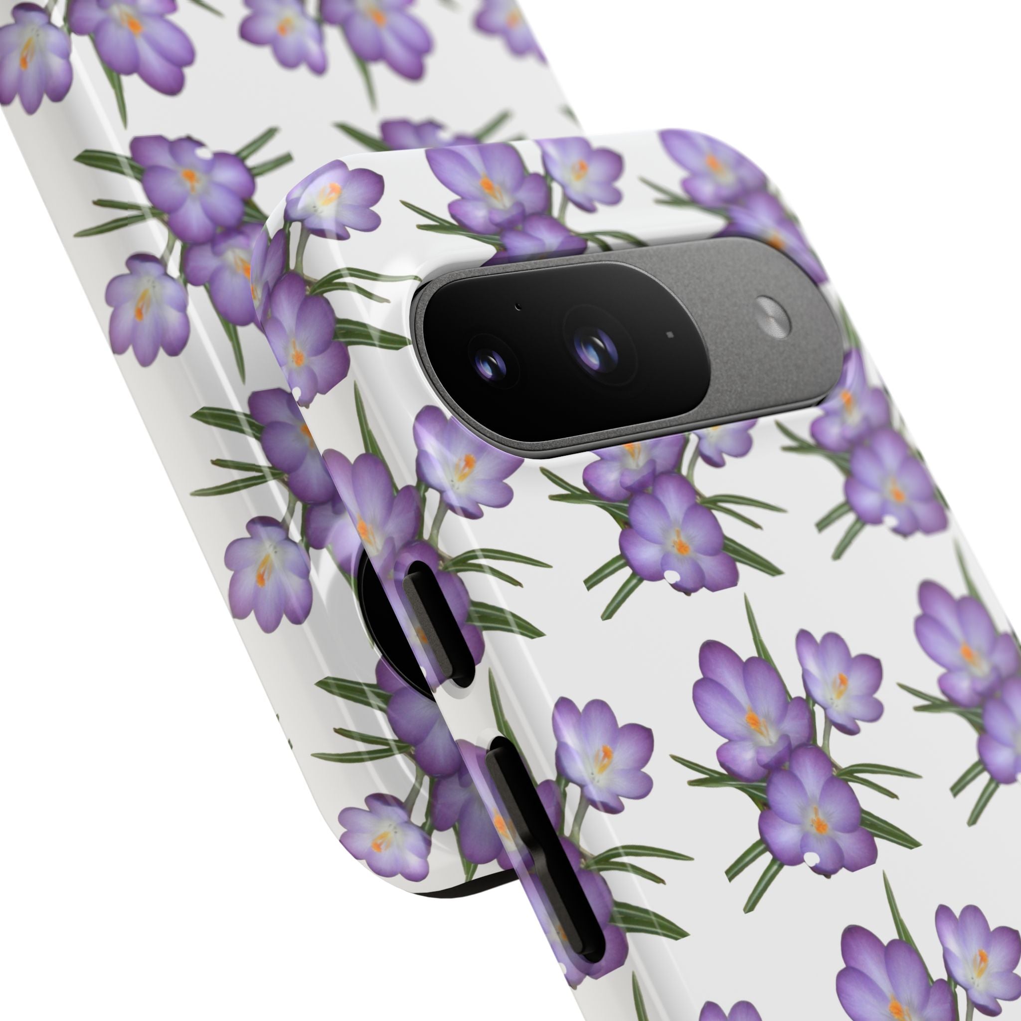 Tough Case — Purple Floral Phone Case