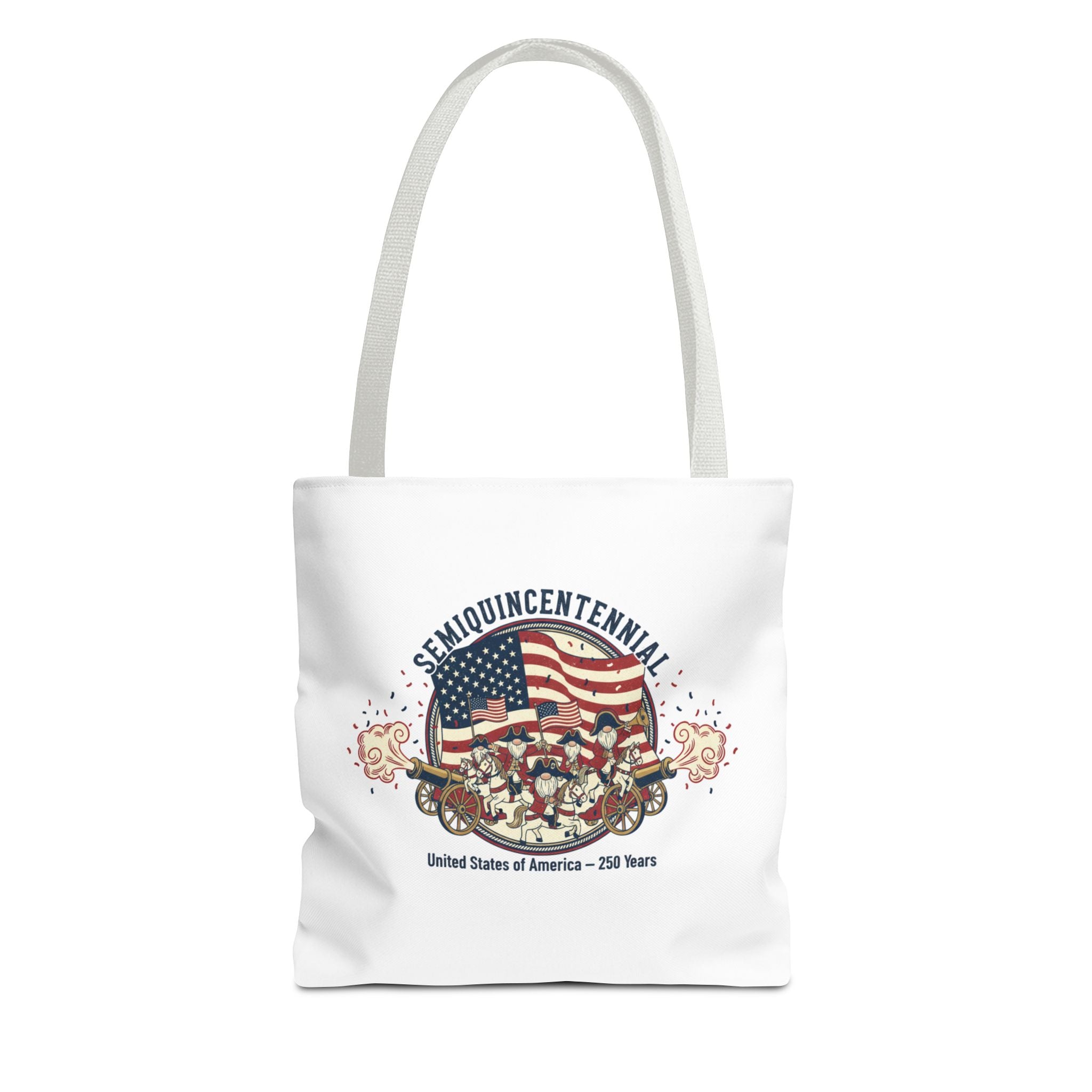 Semiquincentennial Tote Bag — USA 250 Years Flag & Celebration Design
