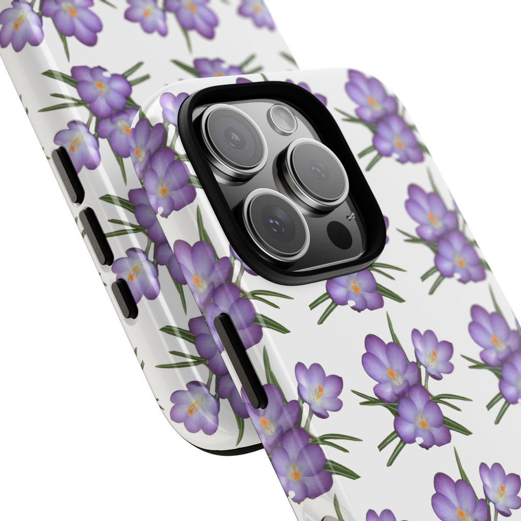Tough Case — Purple Floral Phone Case