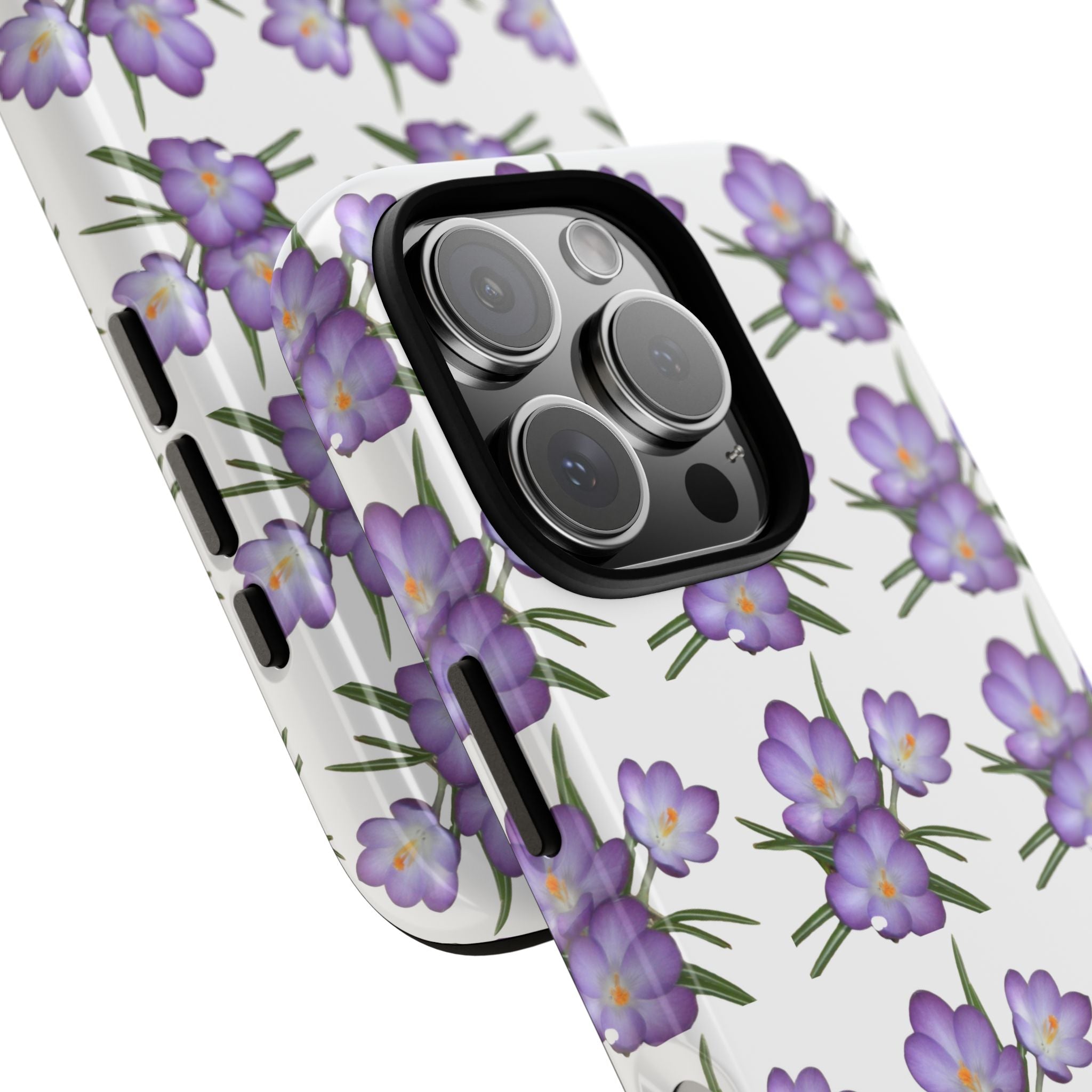 Tough Case — Purple Floral Phone Case