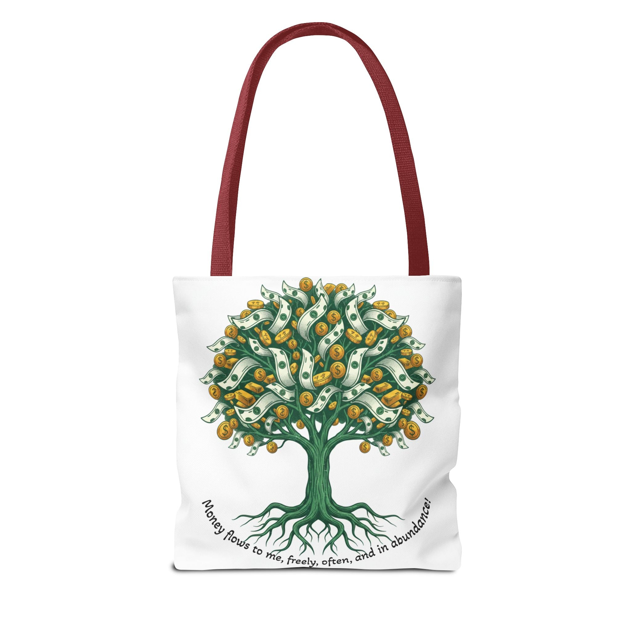 Money Tree Tote Bag — Illustrated Cash Tree Eco Shopper