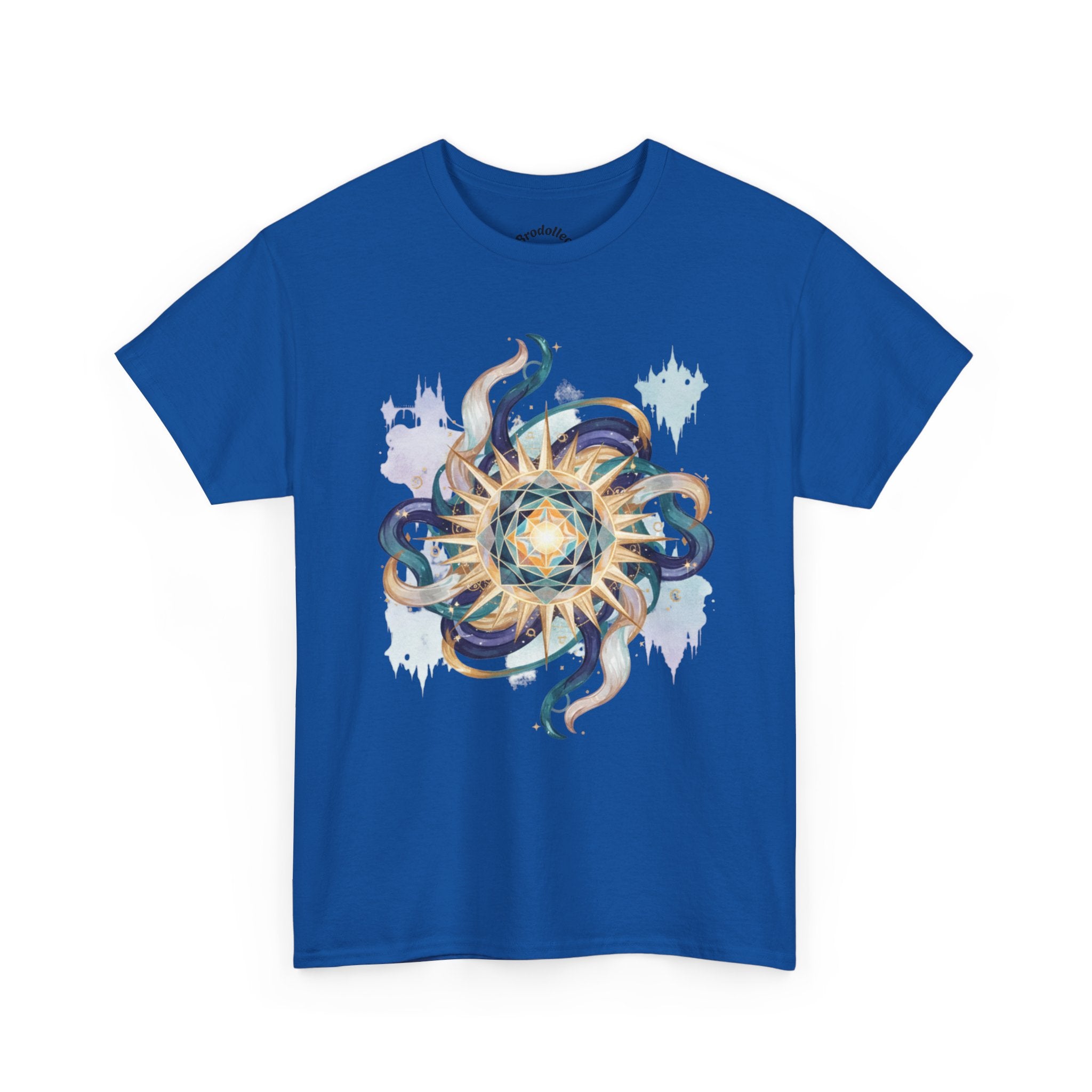 Sunburst Octopus Graphic Tee — Nautical Mystic Sea Creature T-Shirt