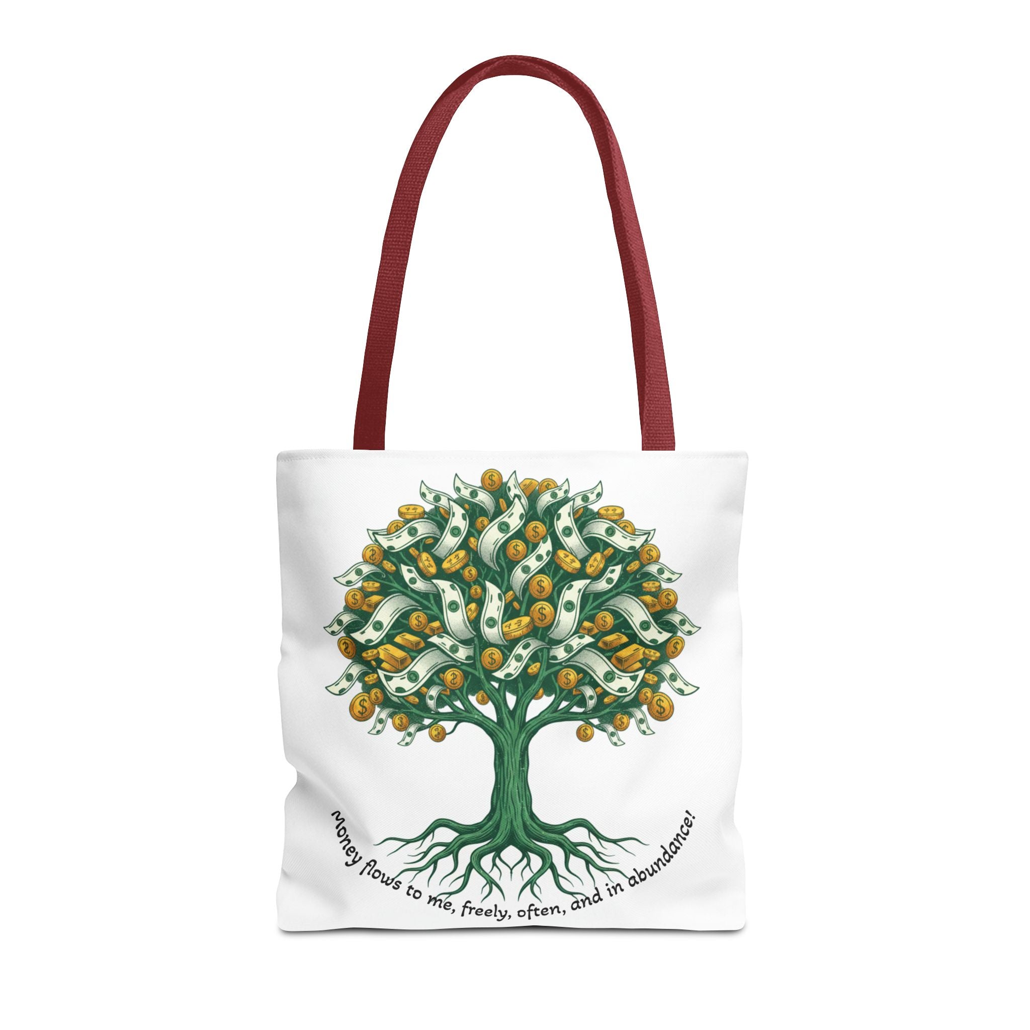 Money Tree Tote Bag — Illustrated Cash Tree Eco Shopper