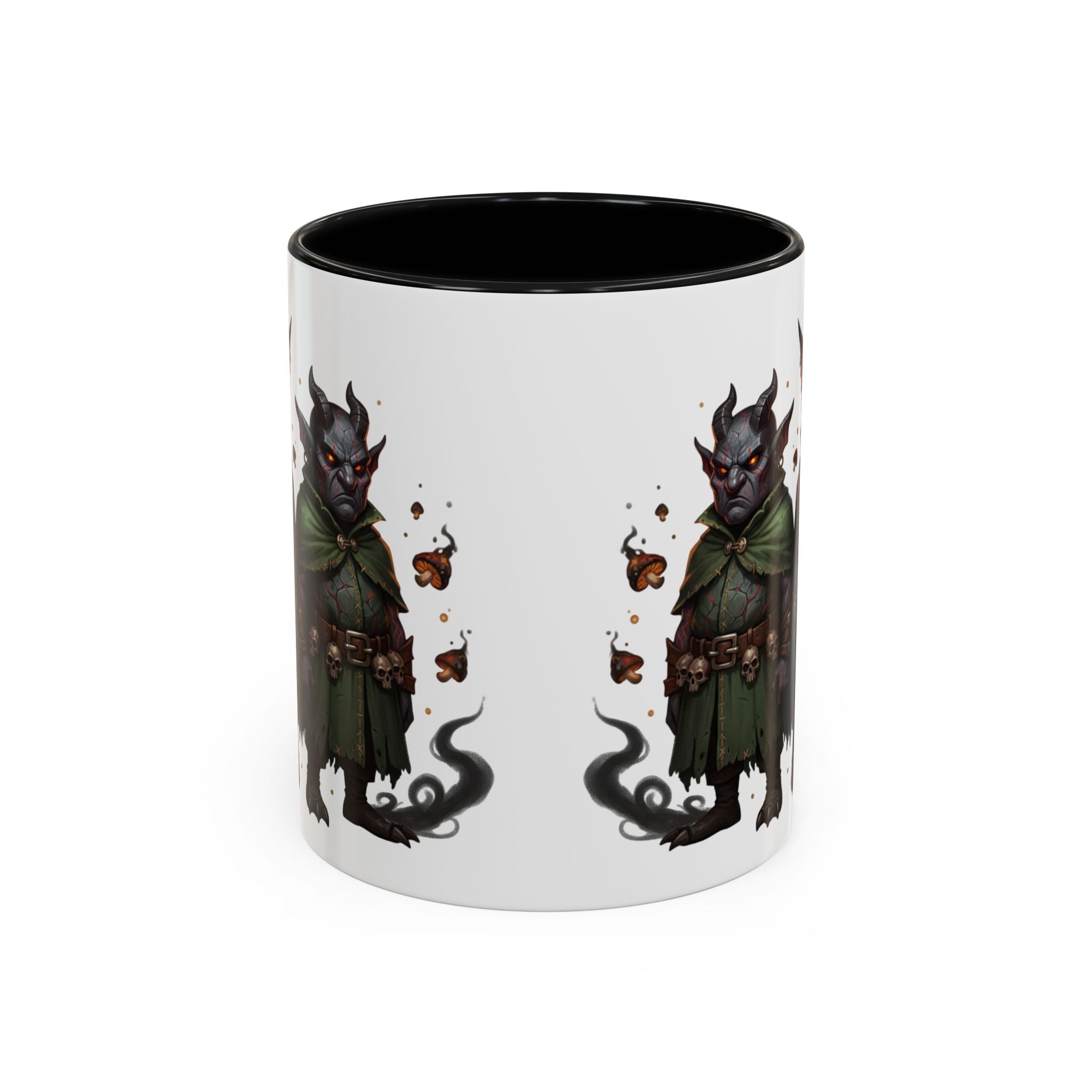Demon Rogue Duo Coffee Mug – Fantasy RPG Goblin Warlock Design (11/15oz)