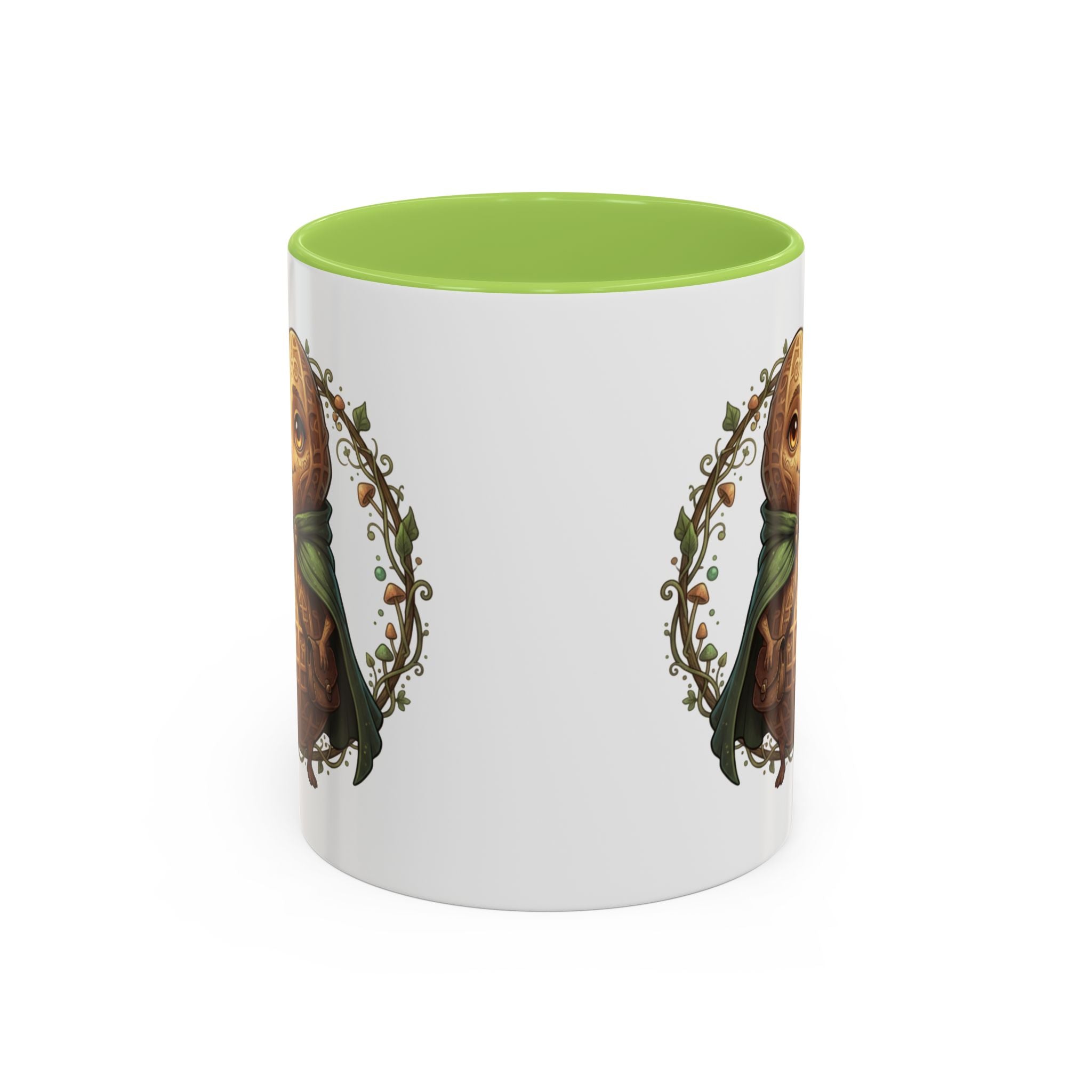 Cute Turtle Wizard Coffee Mug — Fantasy Magic Accent Mug (11/15oz)