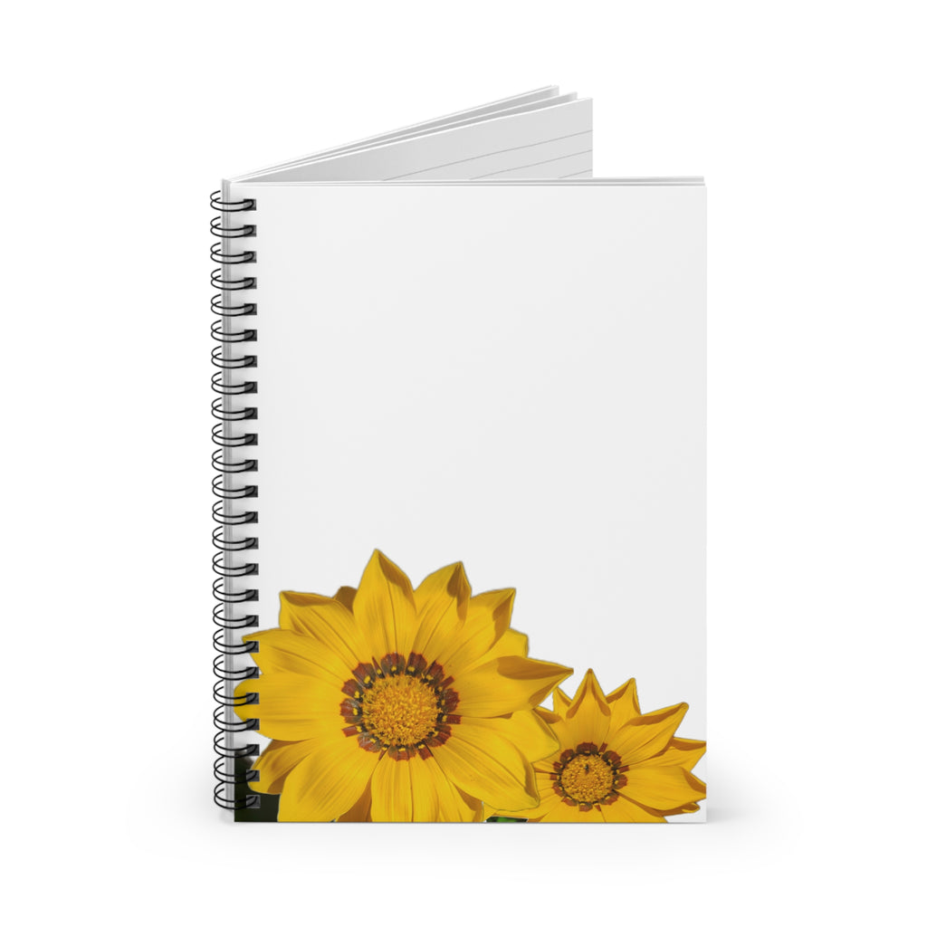Sunflower Spiral Notebook — Ruled Journal for Notes & School