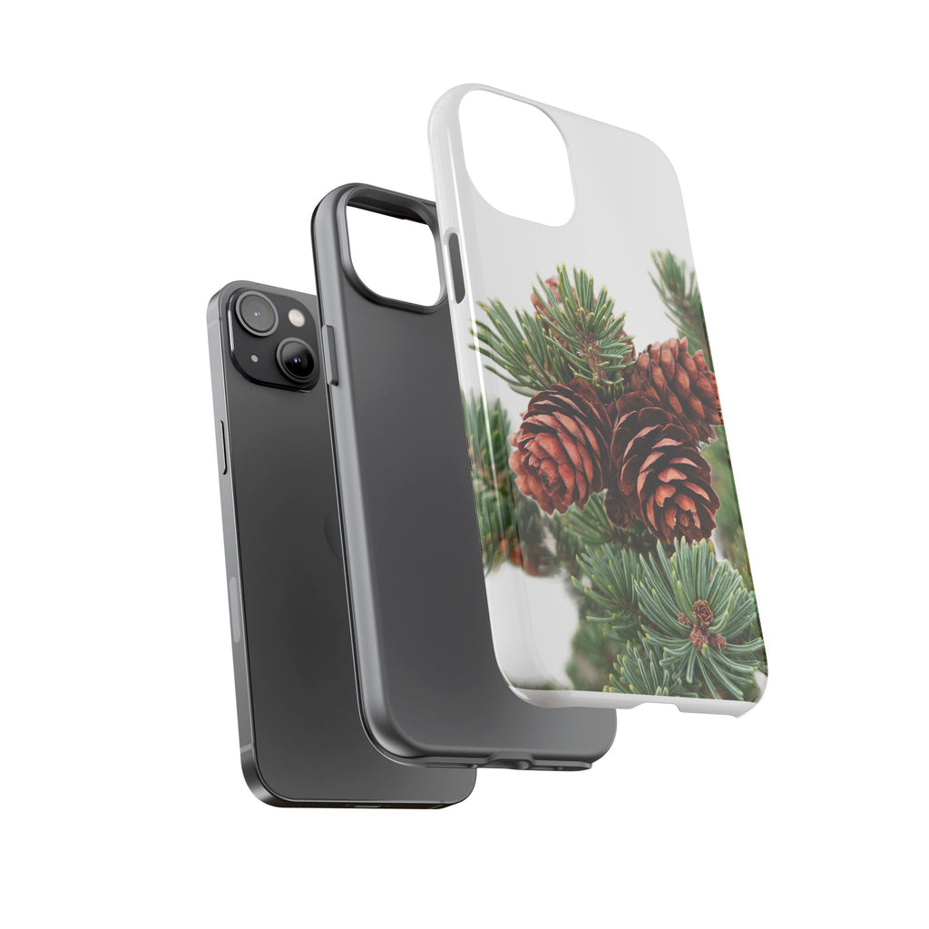 Pinecone Tough Phone Case — Protective Botanical Phone Cover